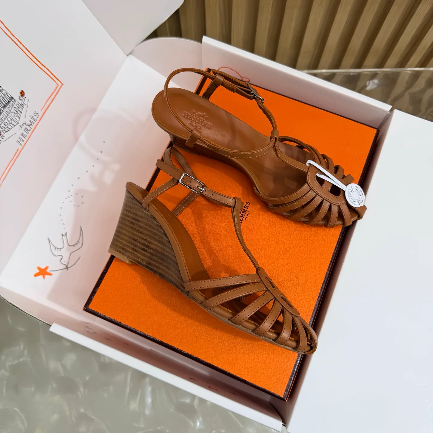 Босоножки Женские Hermes 17728254
