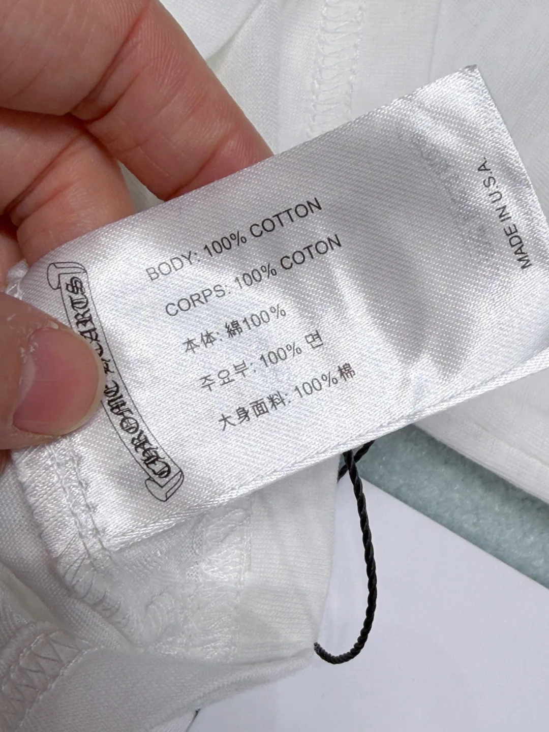 Лонгсливы Мужские Chrome Hearts 5783950