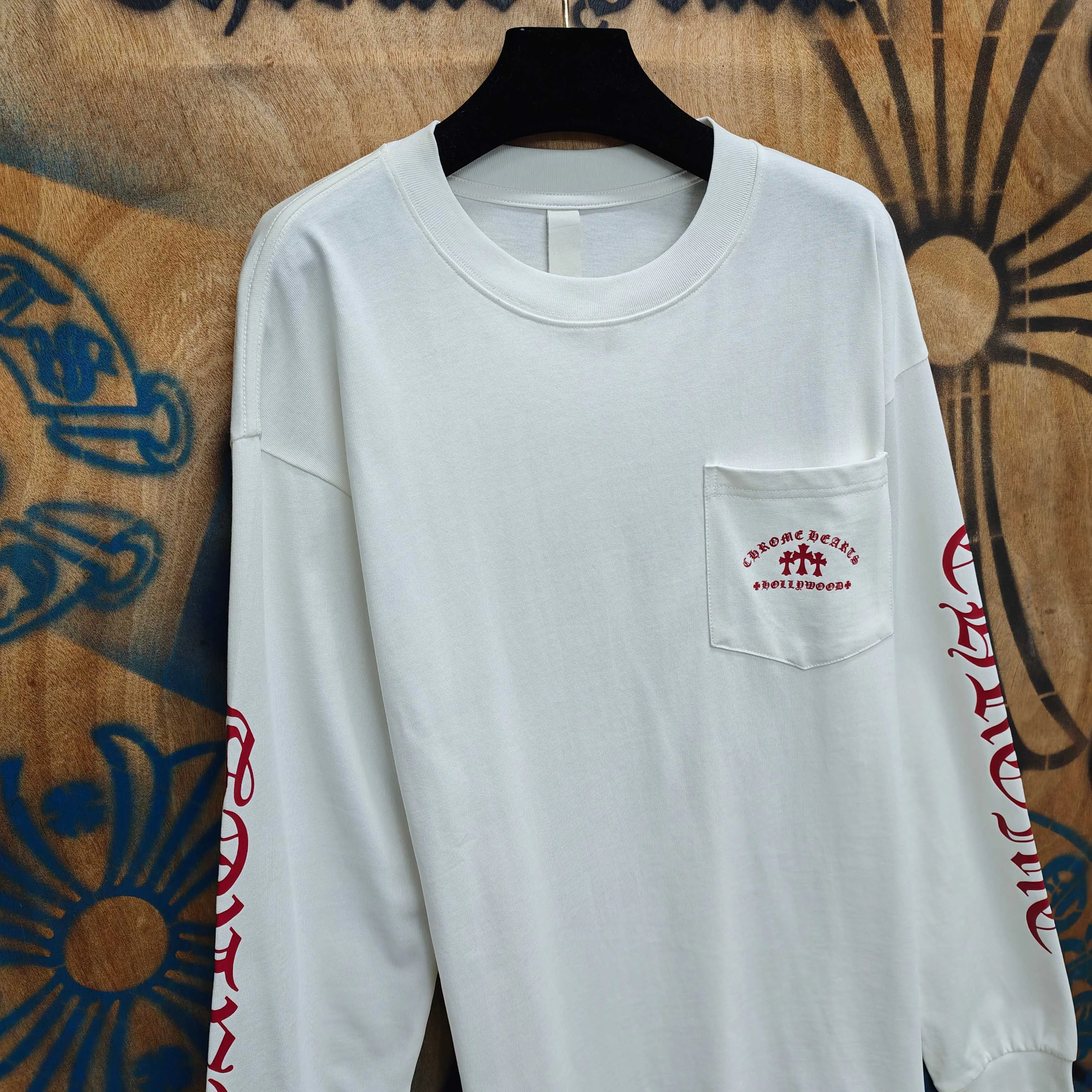 Лонгсливы Мужские Chrome Hearts 11808759