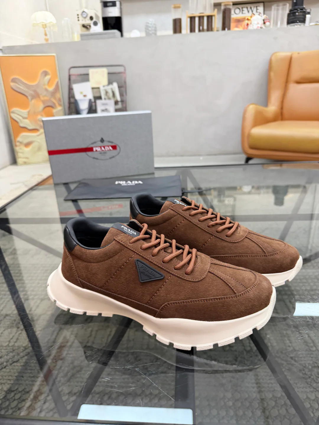 Кроссовки Мужские Prada 18500114