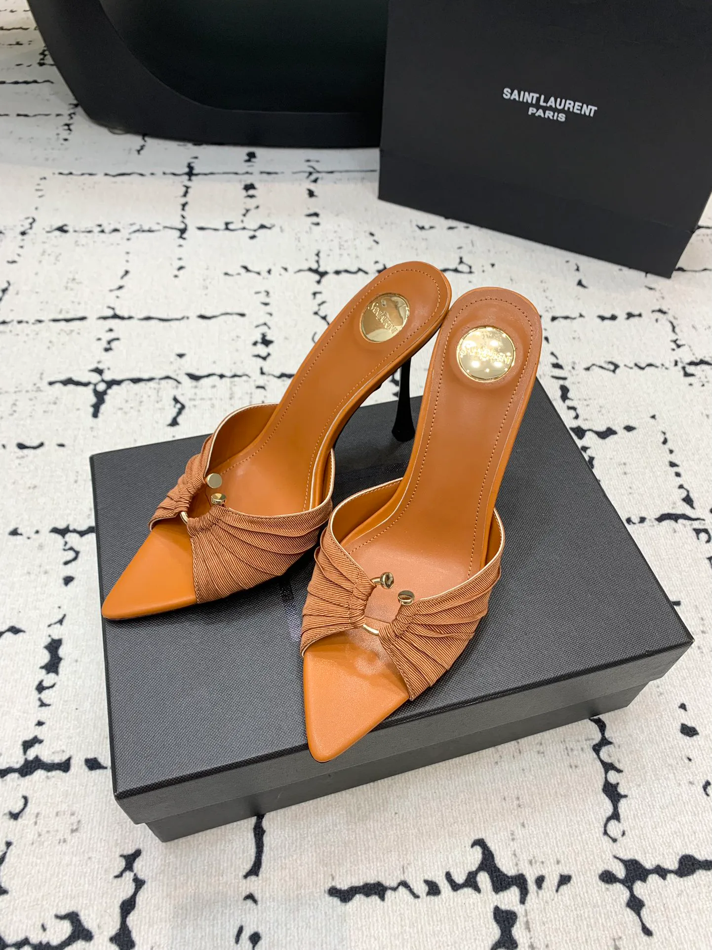 Босоножки Женские Saint Laurent 5961