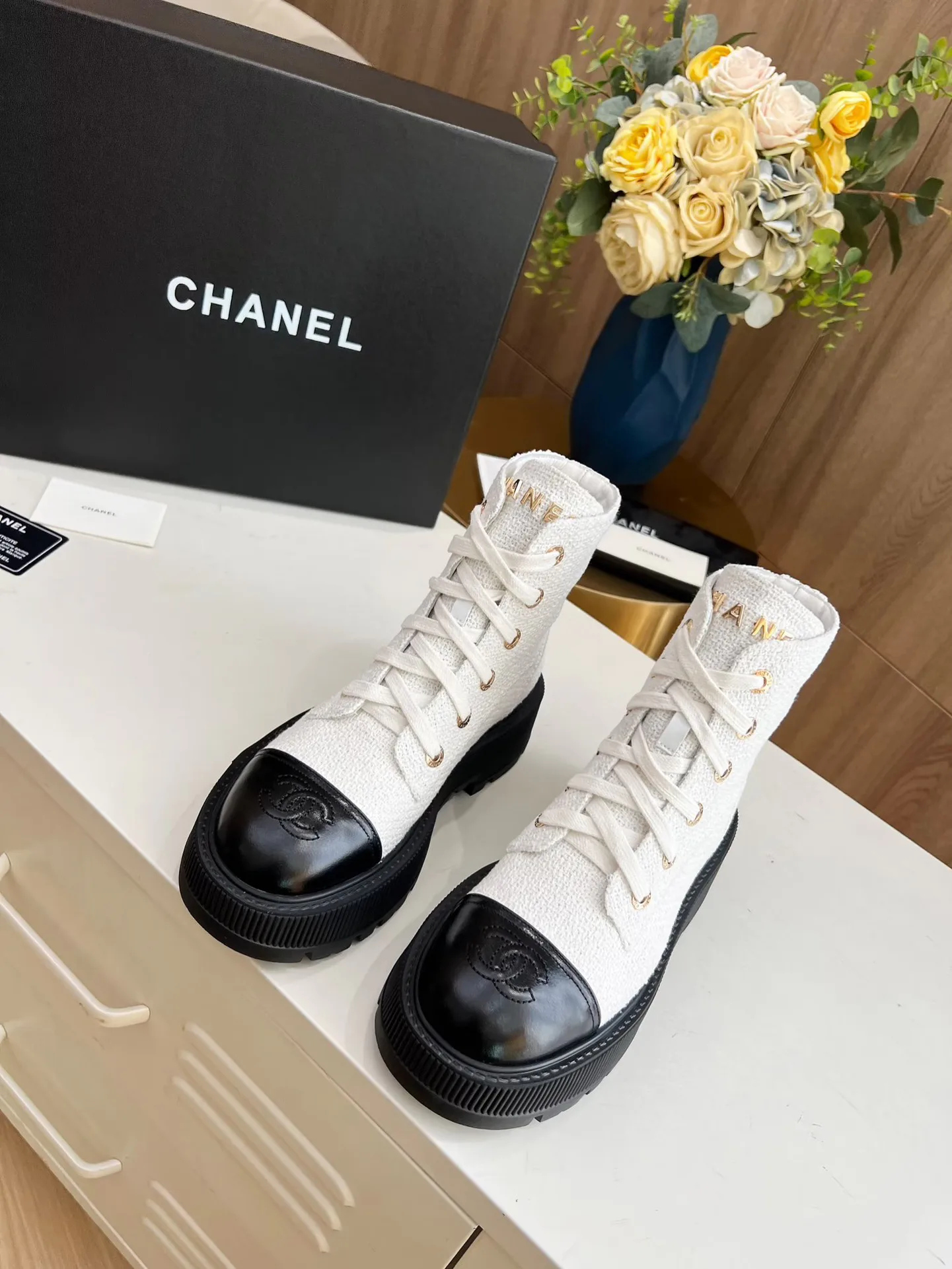 Ботинки Женские Chanel 1275065