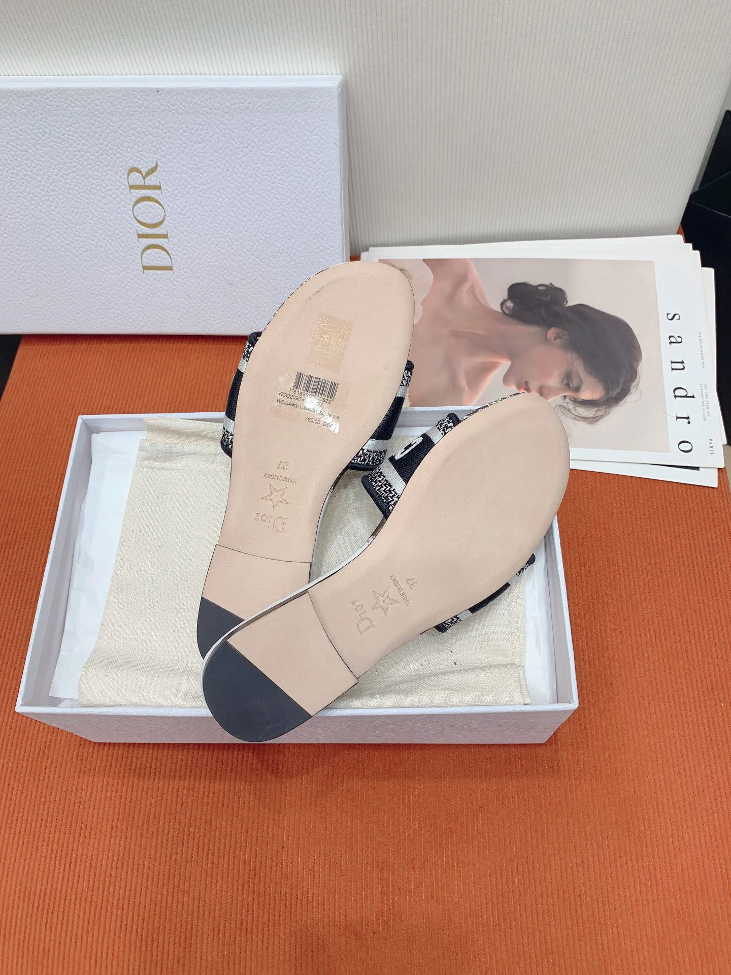 Шлепанцы Женские Christian Dior 961783