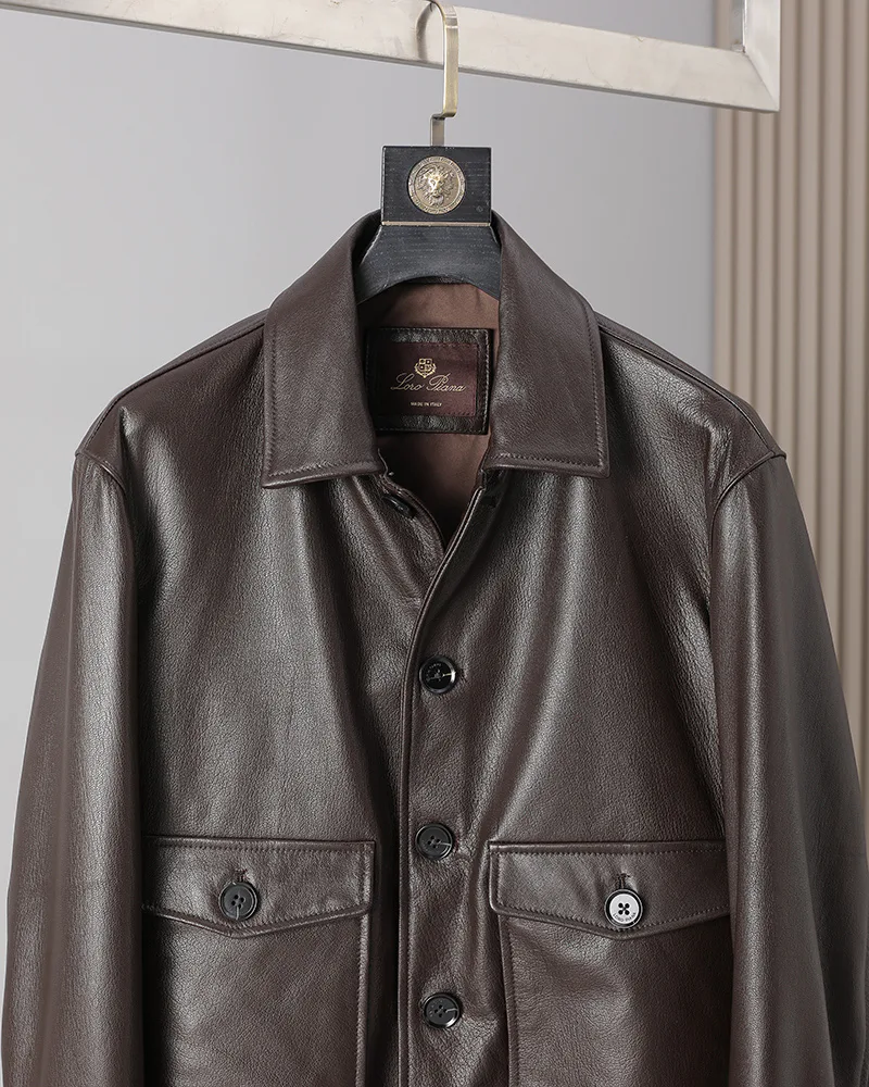Кожаные Куртки И Дублёнки Мужские Loro Piana 17952131