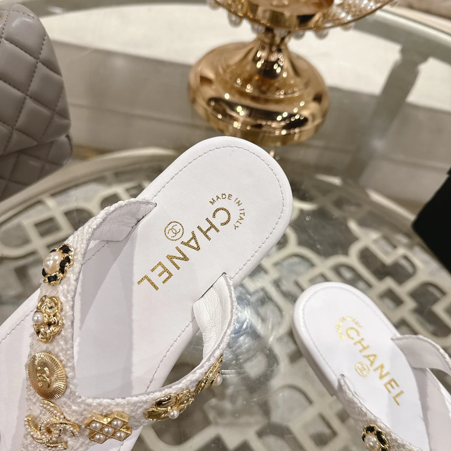 Шлепанцы Женские Chanel 33014