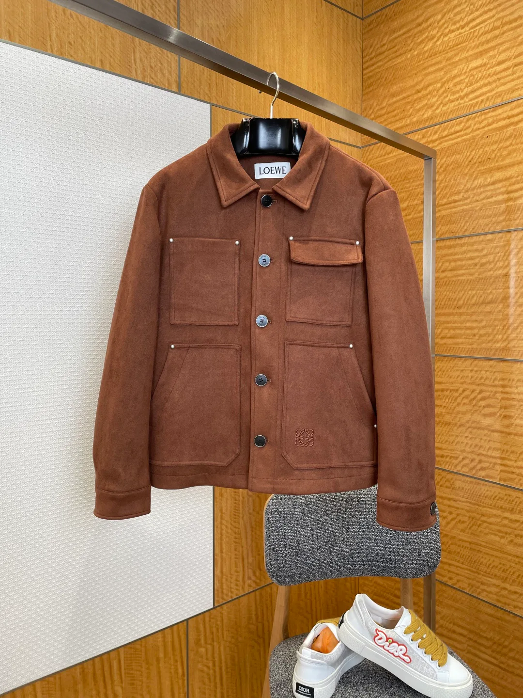 Кожаные Куртки И Дублёнки Мужские Loewe 5345002