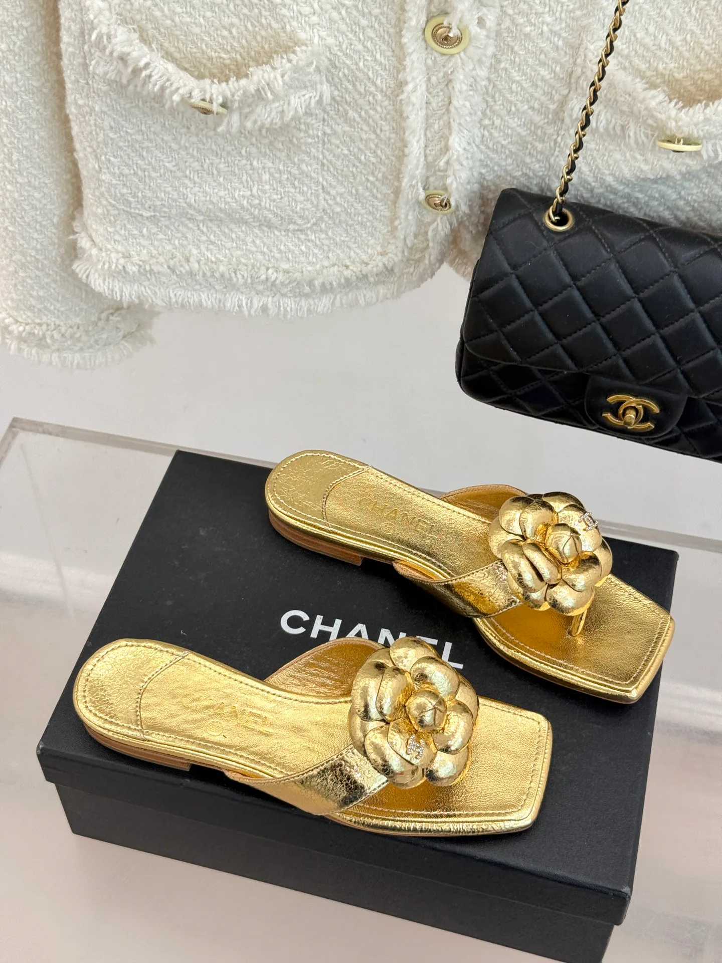Шлепанцы Женские Chanel 13151656