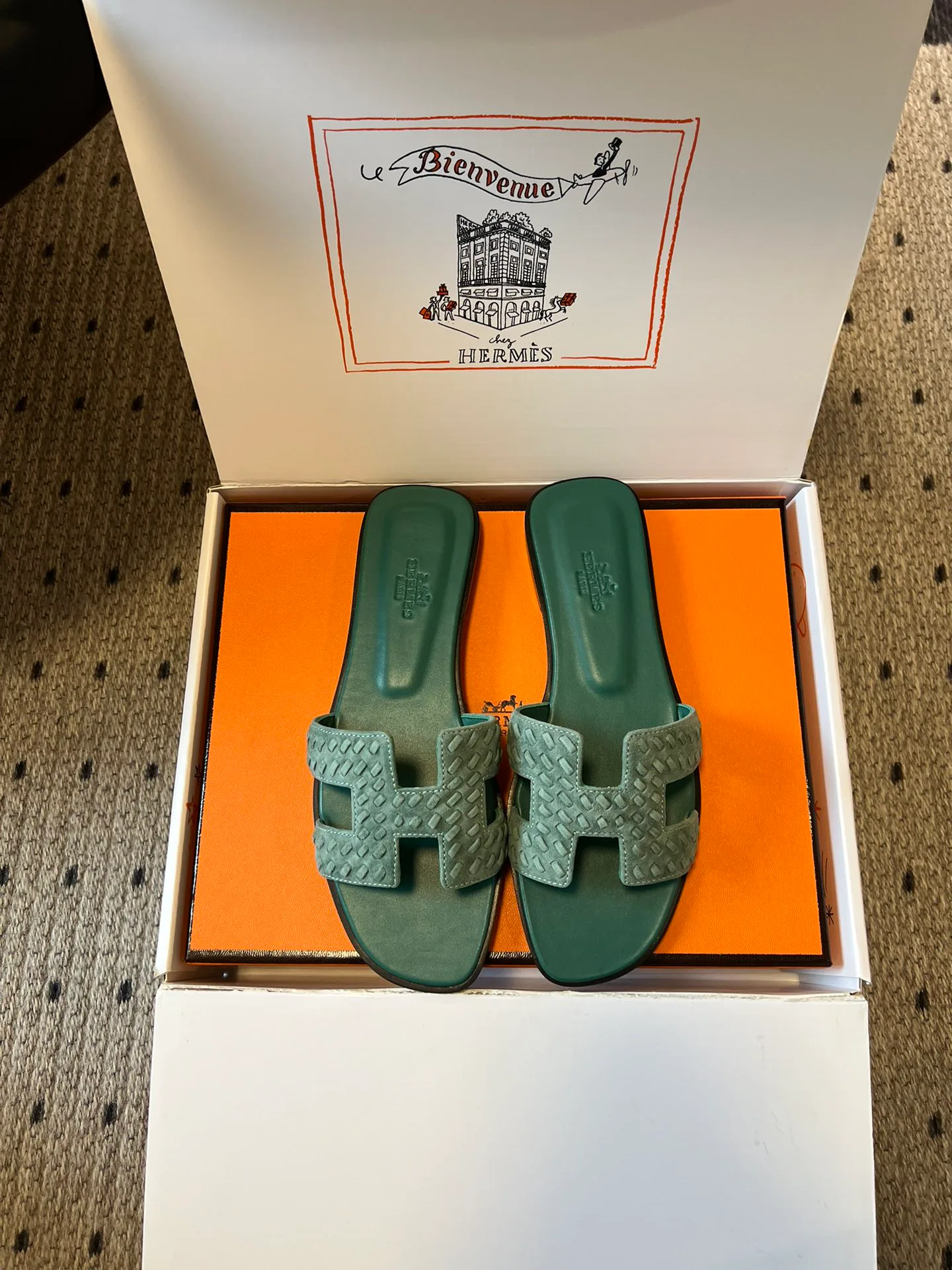 Шлепанцы Женские Hermes 11129419