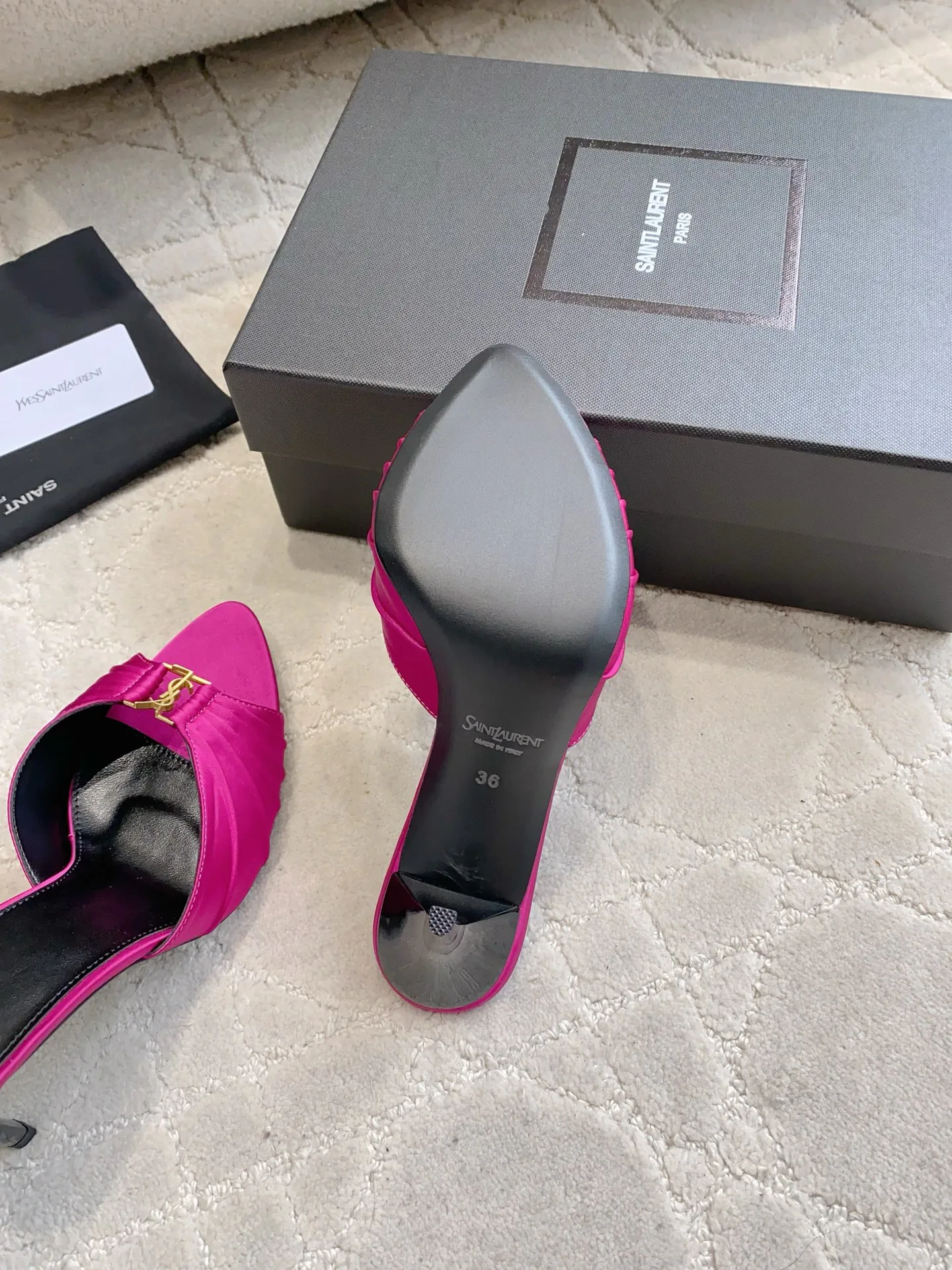 Босоножки Женские Saint Laurent 13332010