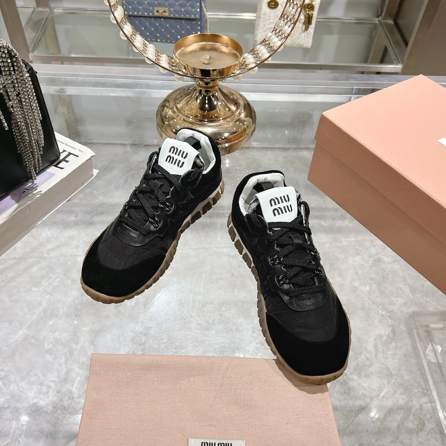 Кроссовки Женские Miu Miu 397984