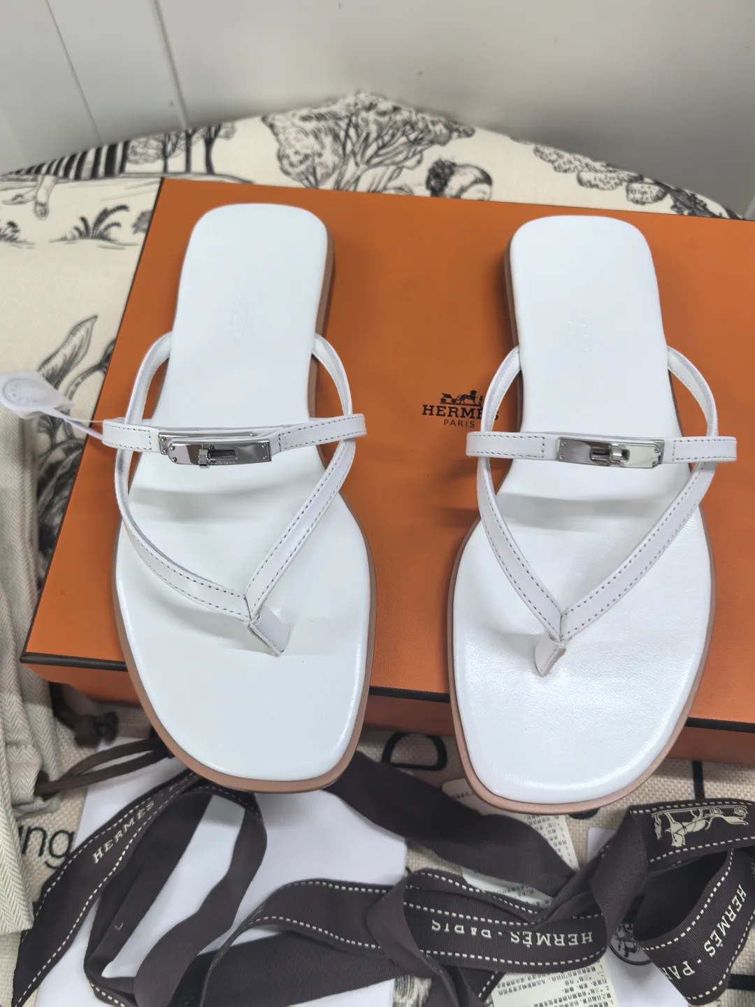 Шлепанцы Женские Hermes 14637915
