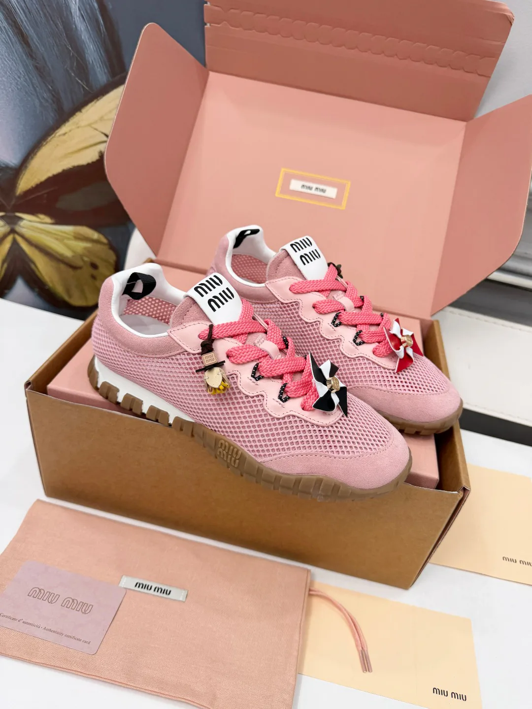 Кроссовки Женские Miu Miu 17245338