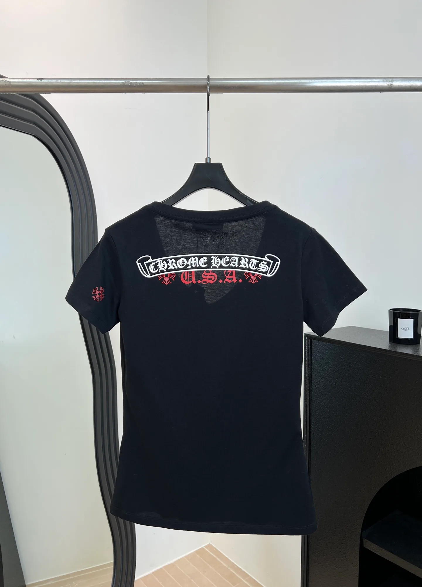 Футболки Женские Chrome Hearts 11483881