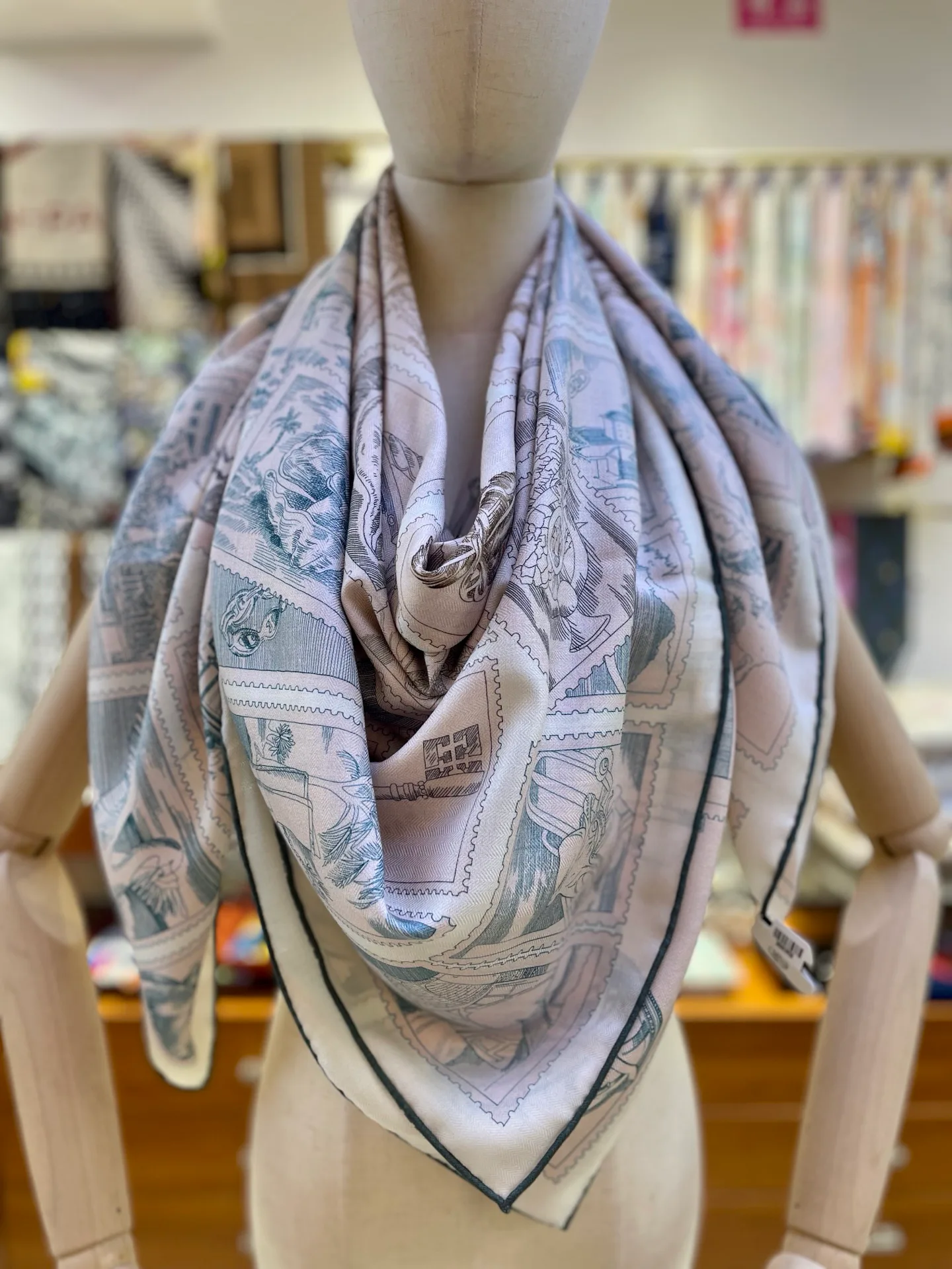 Шарфы Hermes 416875