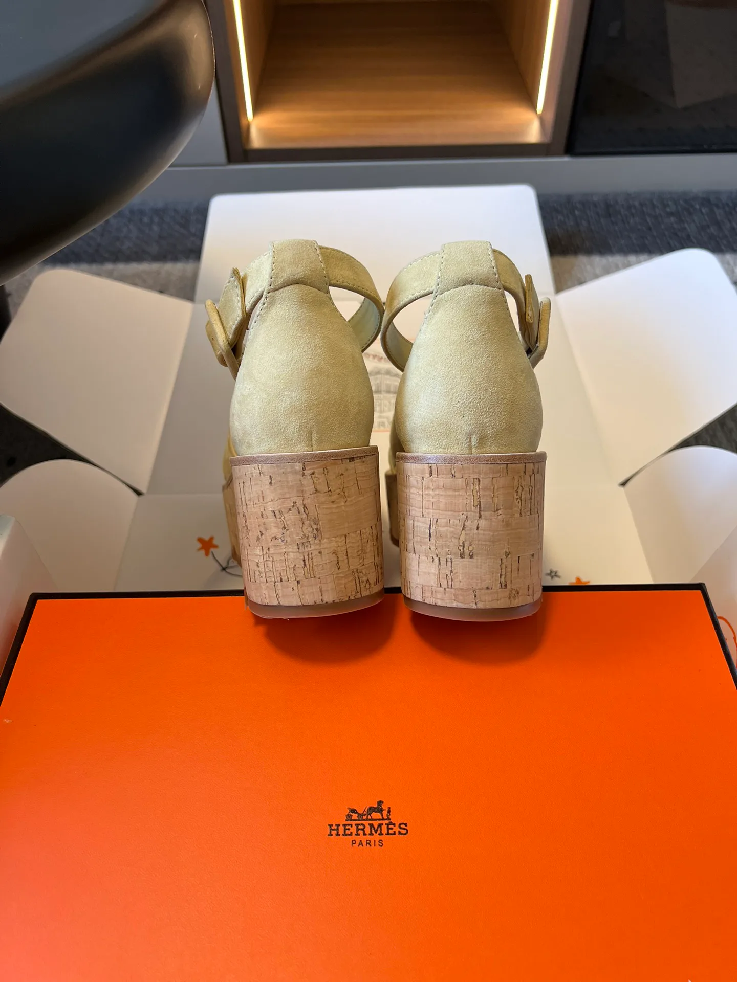 Босоножки Женские Hermes 12762789