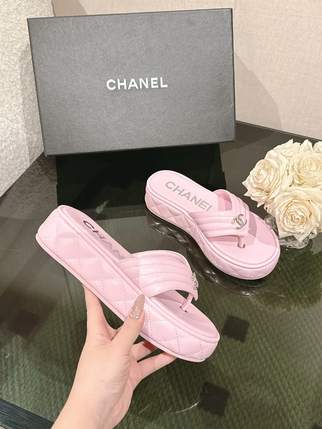 Шлепанцы Женские Chanel 35844