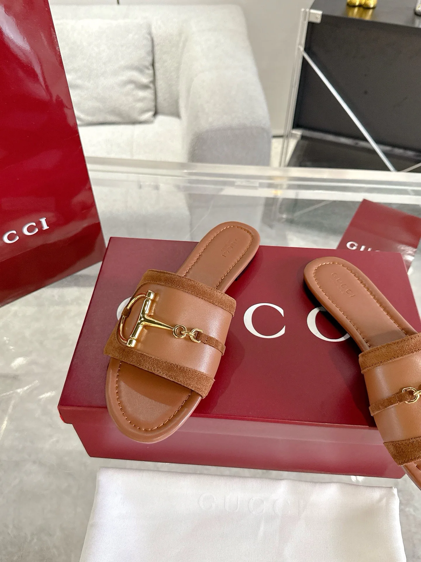 Шлепанцы Женские Gucci 120051