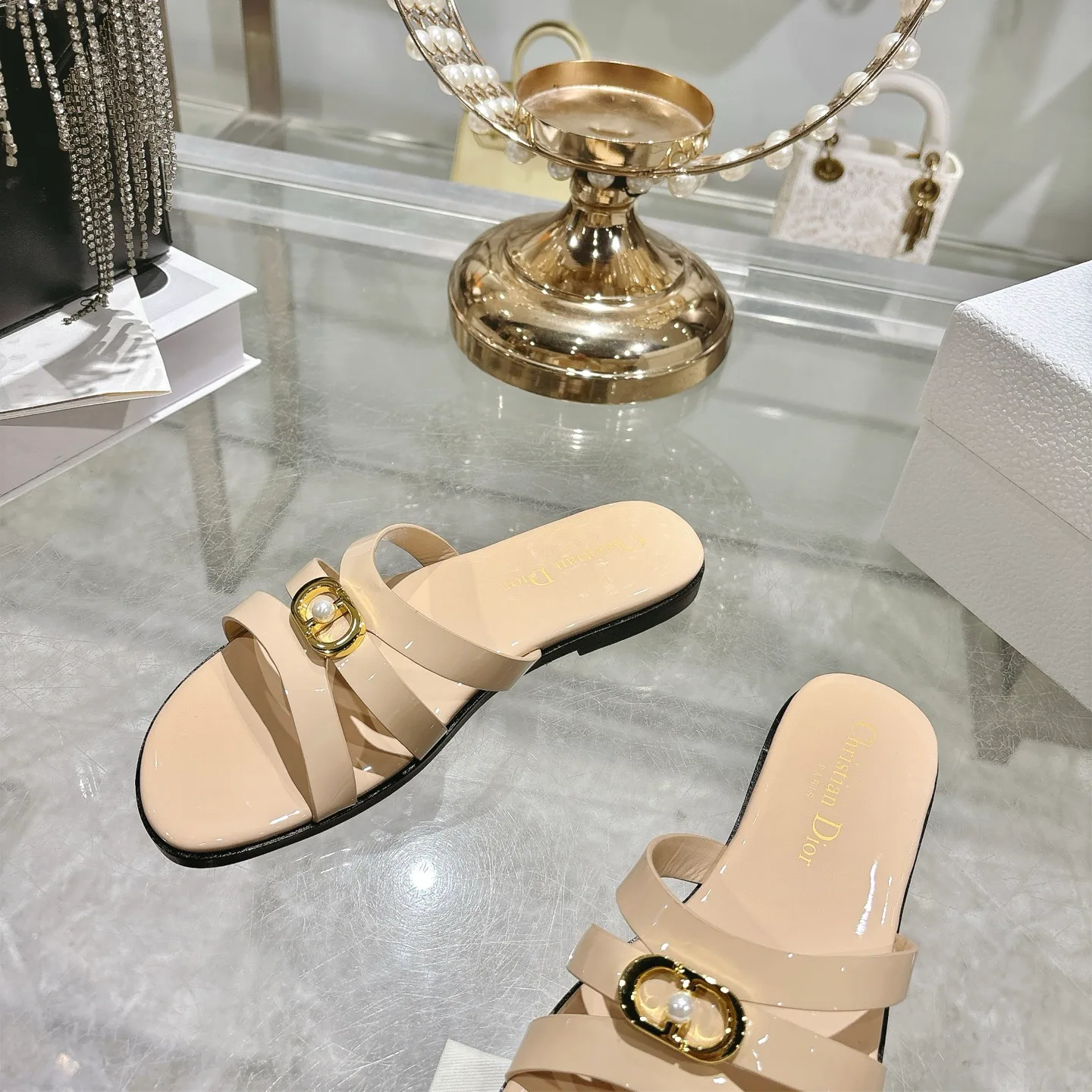 Шлепанцы Женские Christian Dior 1289272