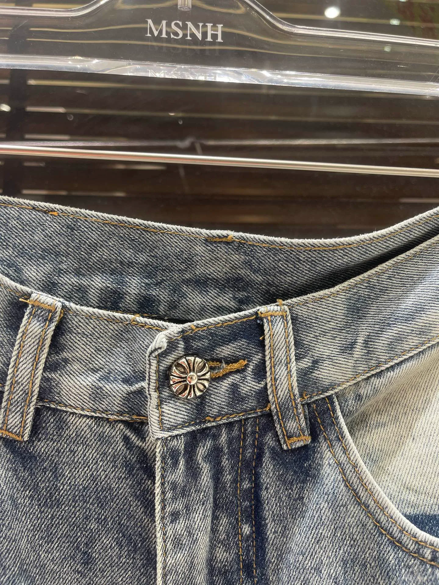 Джинсы Мужские Chrome Hearts 928673