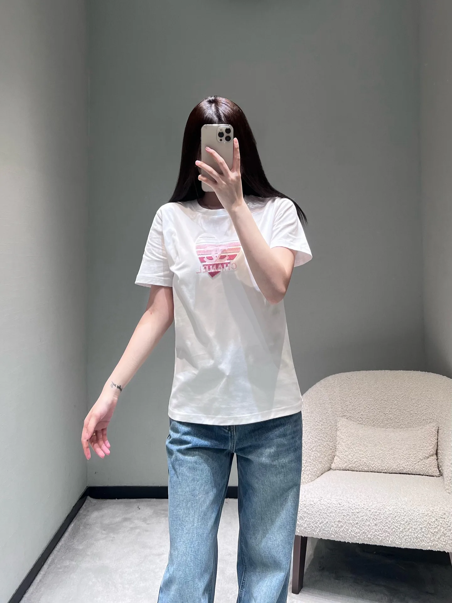 Футболки Женские Chanel 5072463