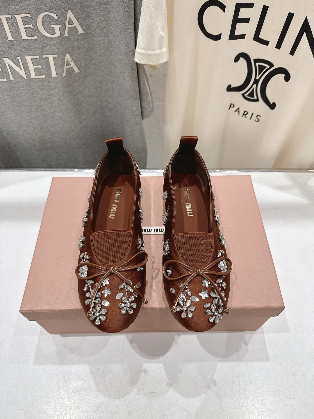 Балетки Женские Miu Miu 12847576