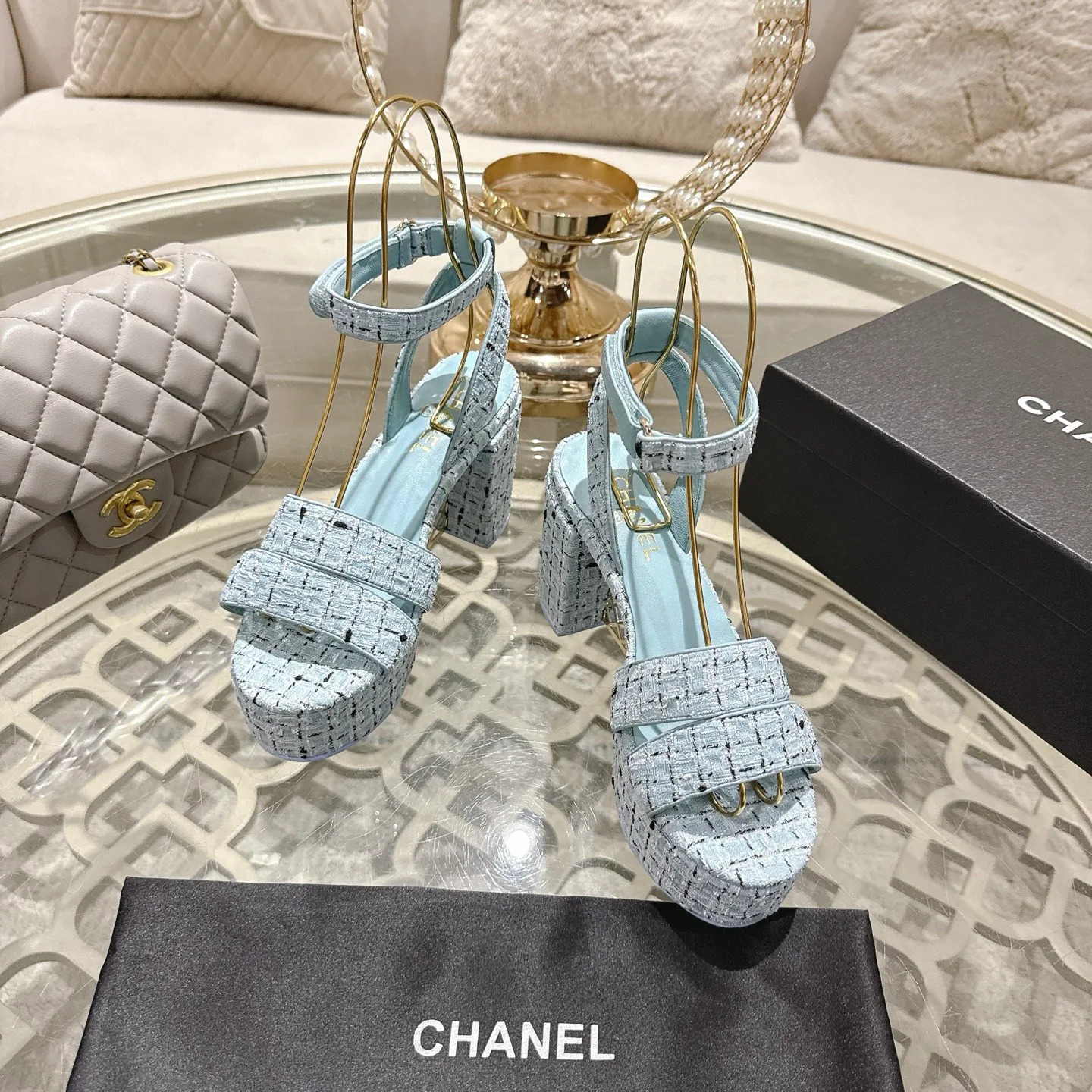 Босоножки Женские Chanel 9361031