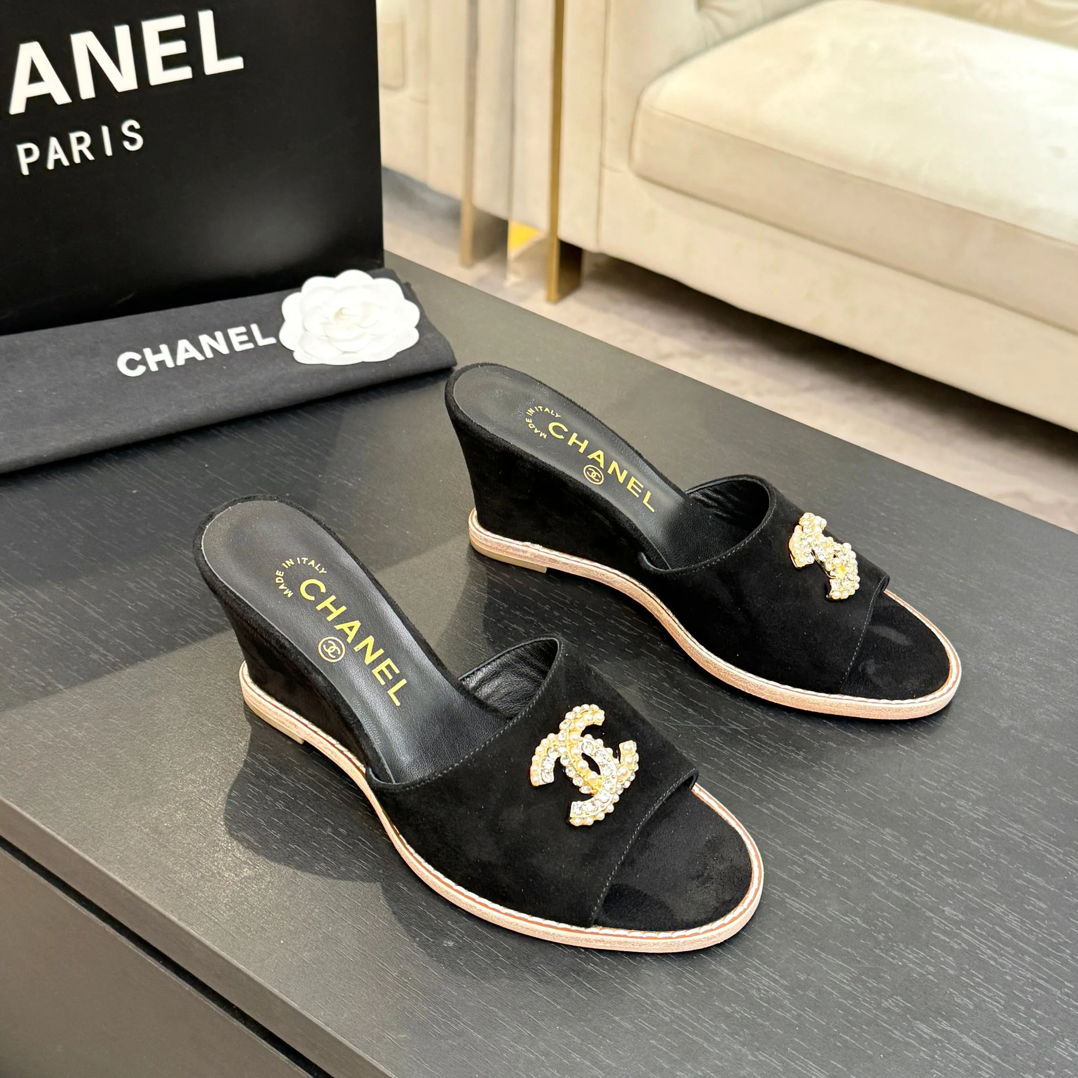 Босоножки Женские Chanel 10235885