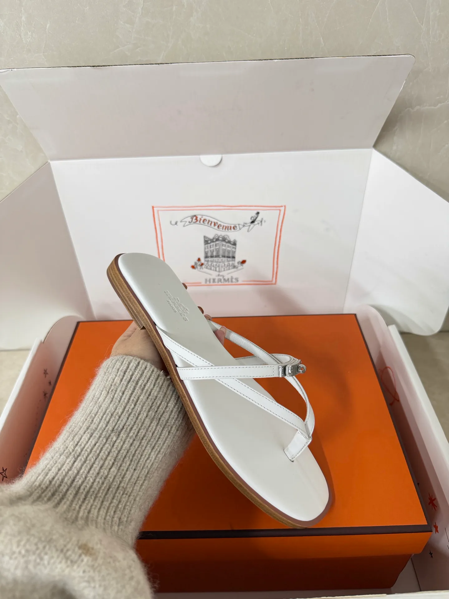 Шлепанцы Женские Hermes 10824881