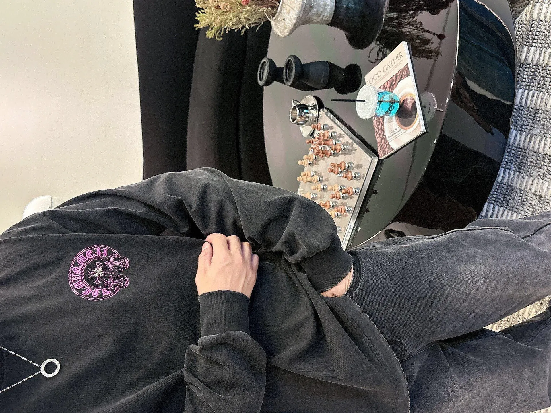 Лонгсливы Мужские Chrome Hearts 2237987