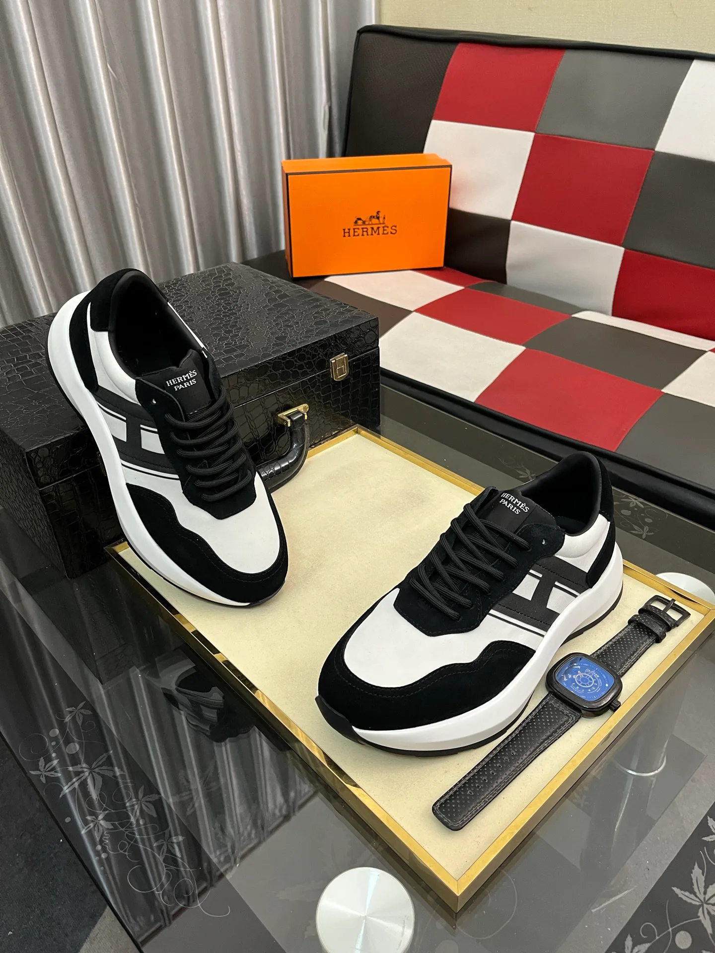 Кроссовки Мужские Hermes 267863