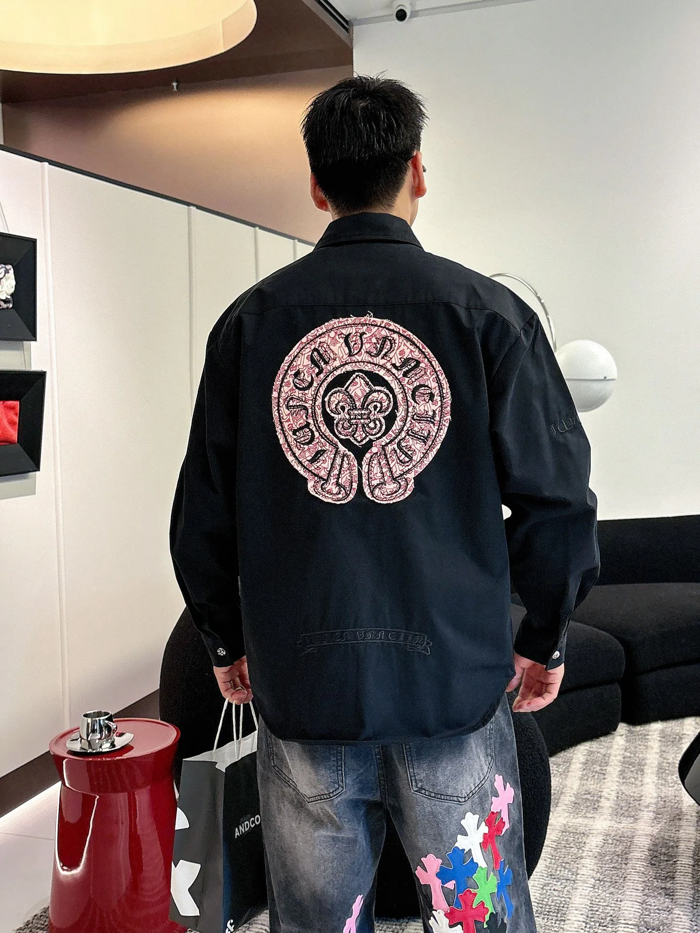 Рубашки Мужские Chrome Hearts 1139244