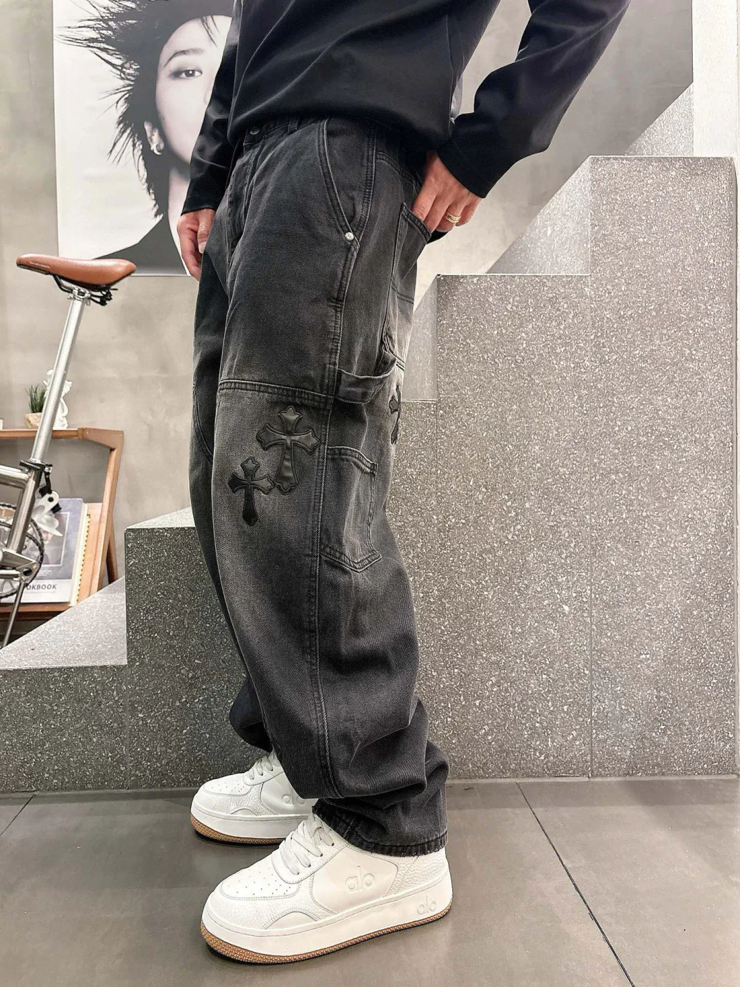 Джинсы Мужские Chrome Hearts 150528