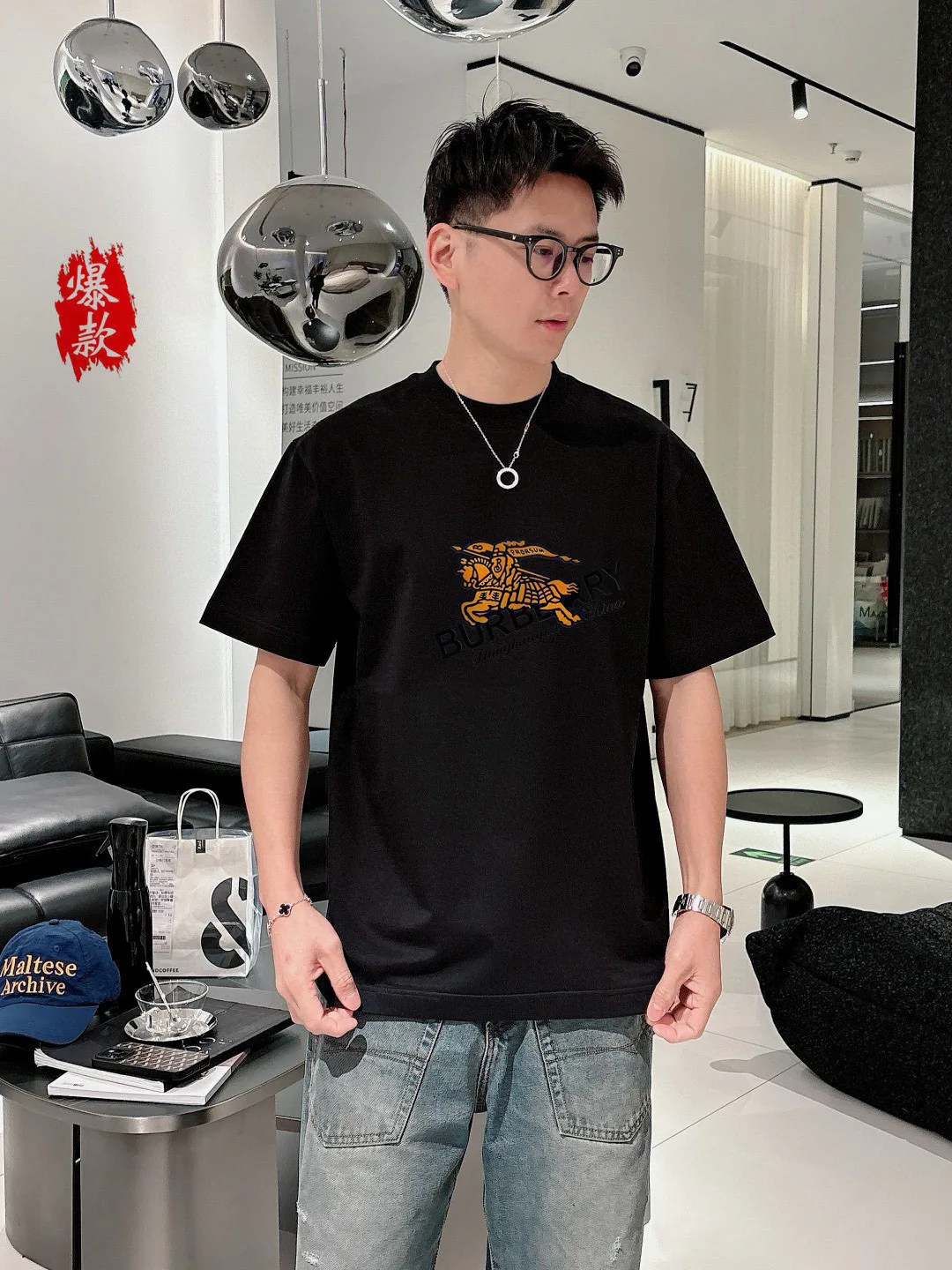 Футболки Мужские Burberry 11411421