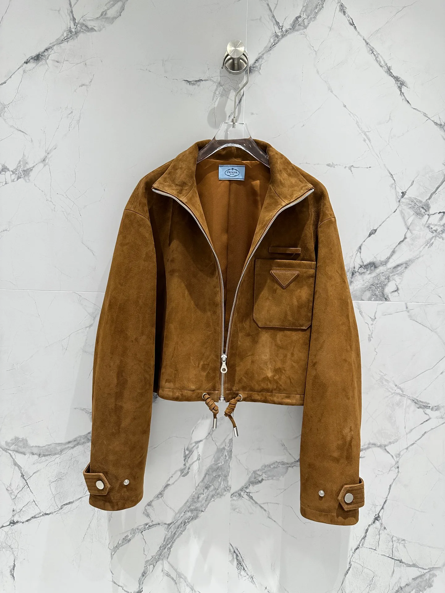 Кожаные Куртки И Дублёнки Женские Prada 12314904
