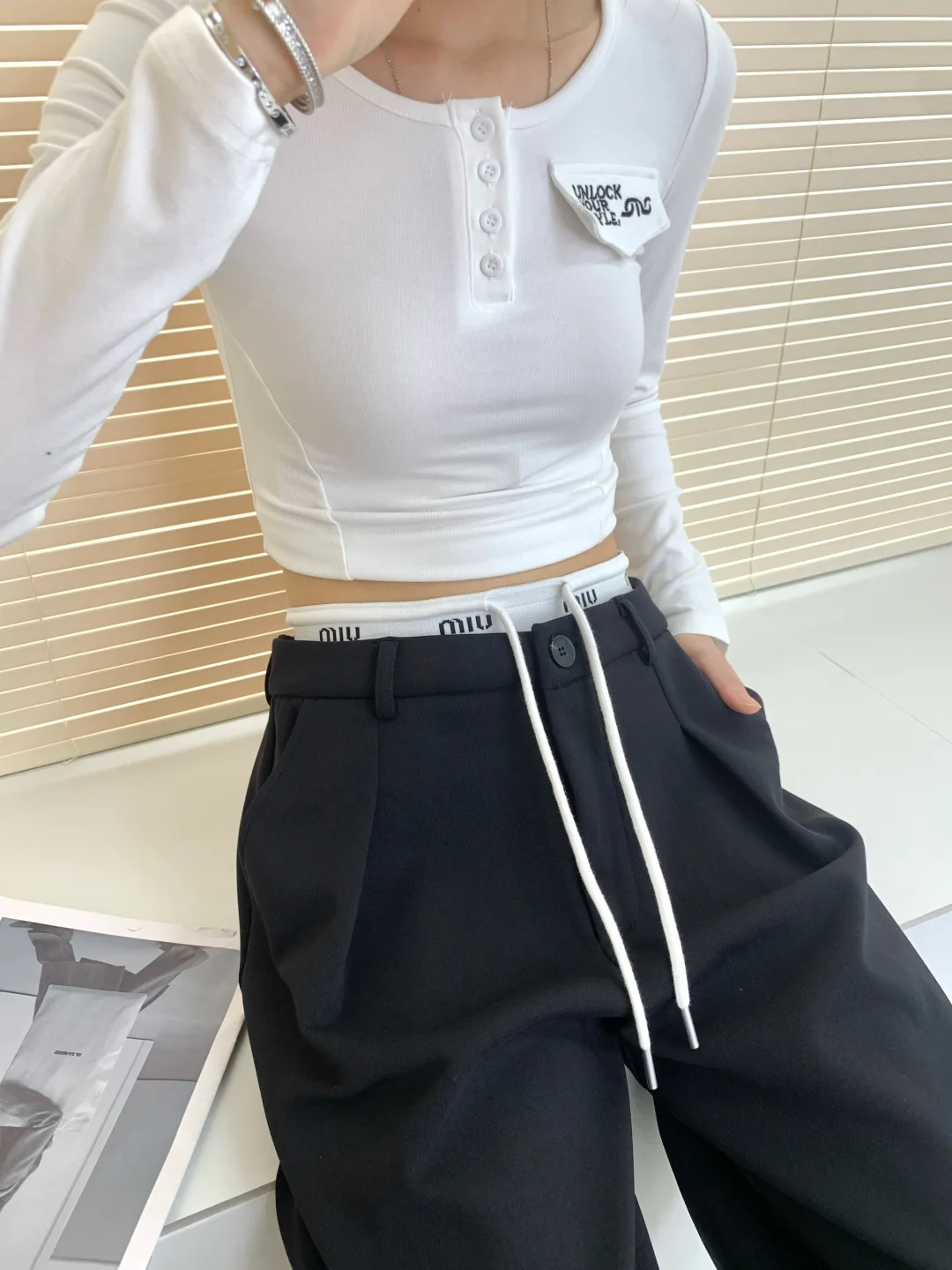 Брюки Женские Miu Miu 18199263