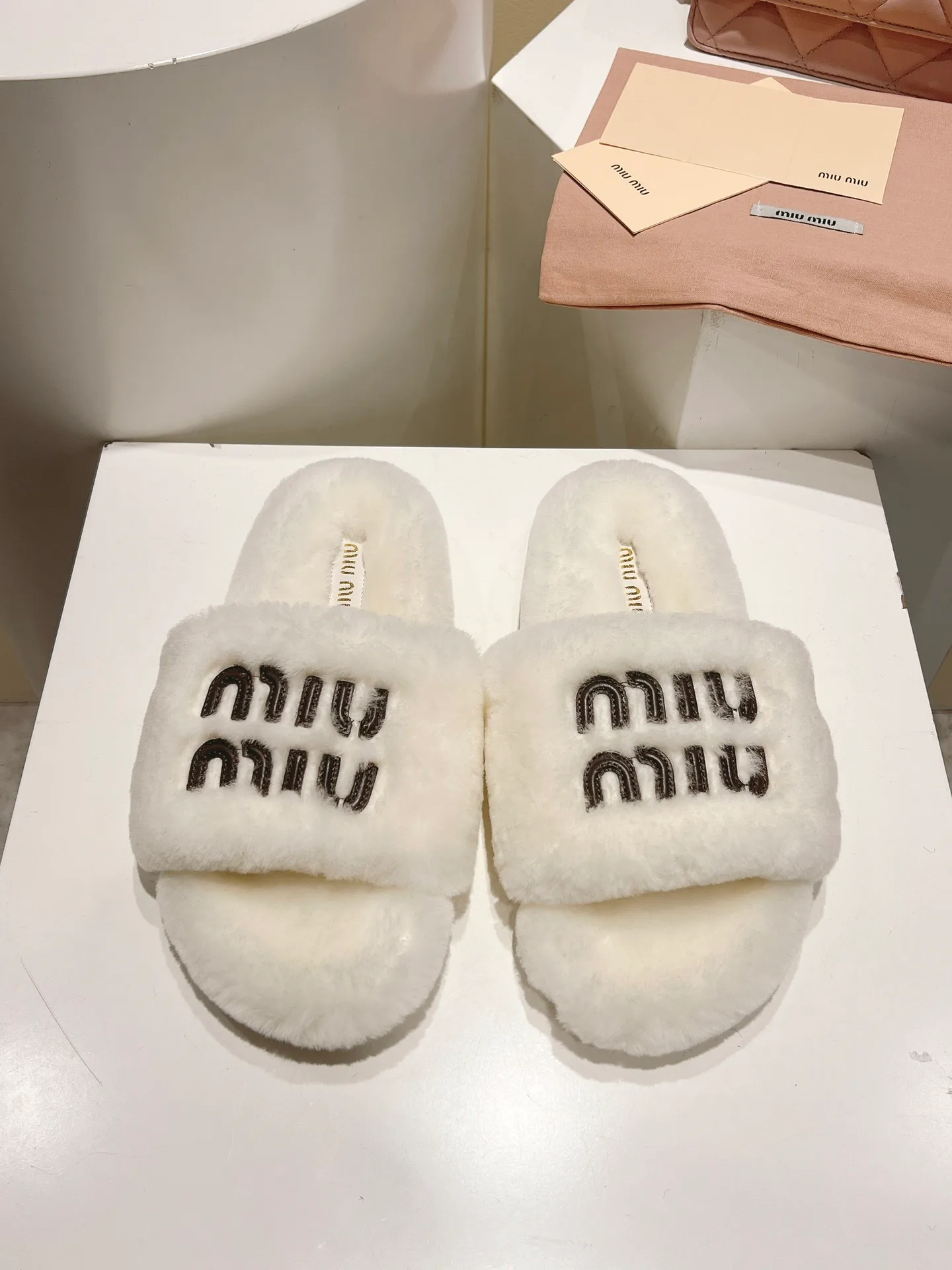 Тапочки Женские Miu Miu 704168