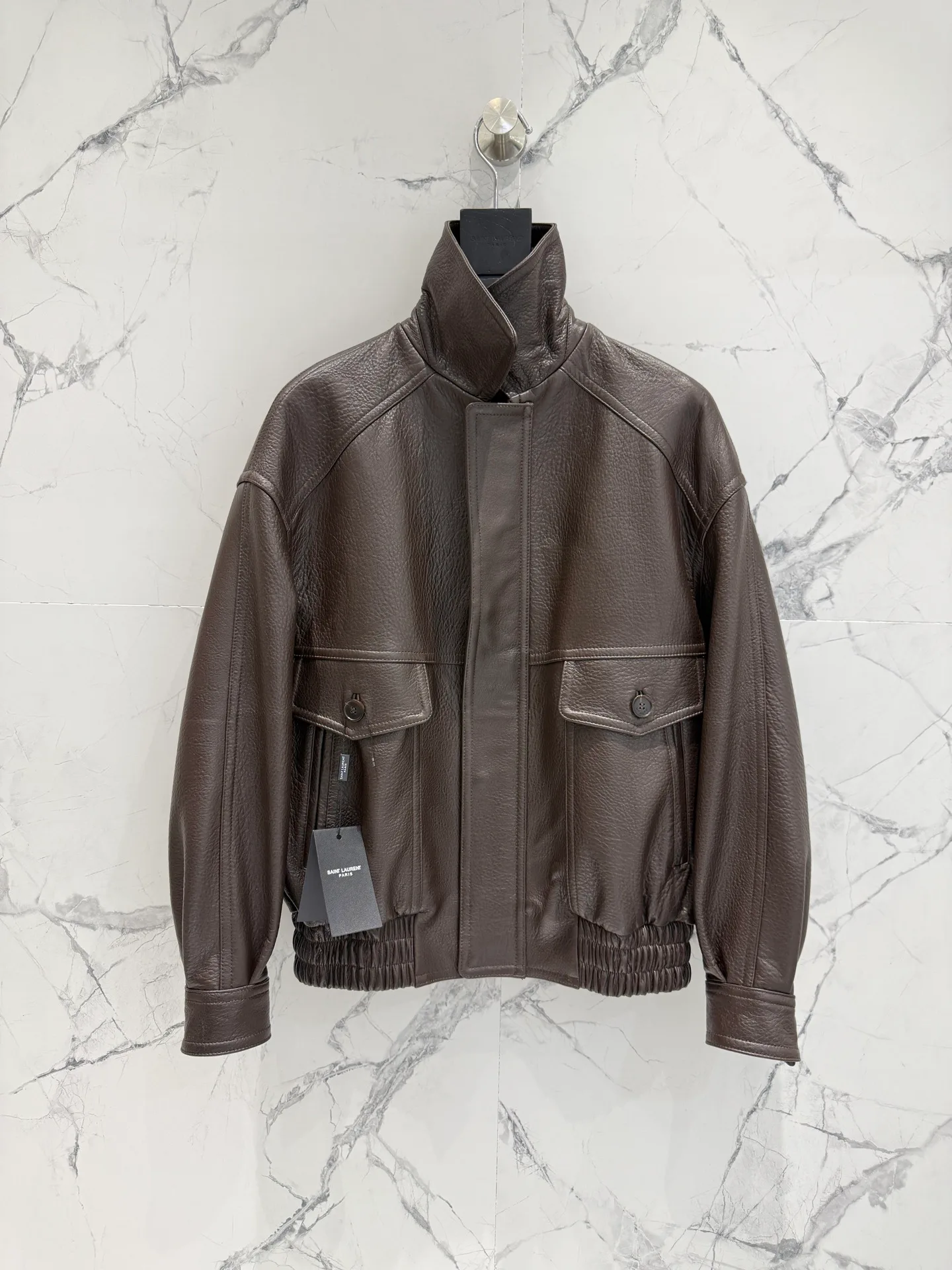 Кожаные Куртки И Дублёнки Женские Saint Laurent 11598177