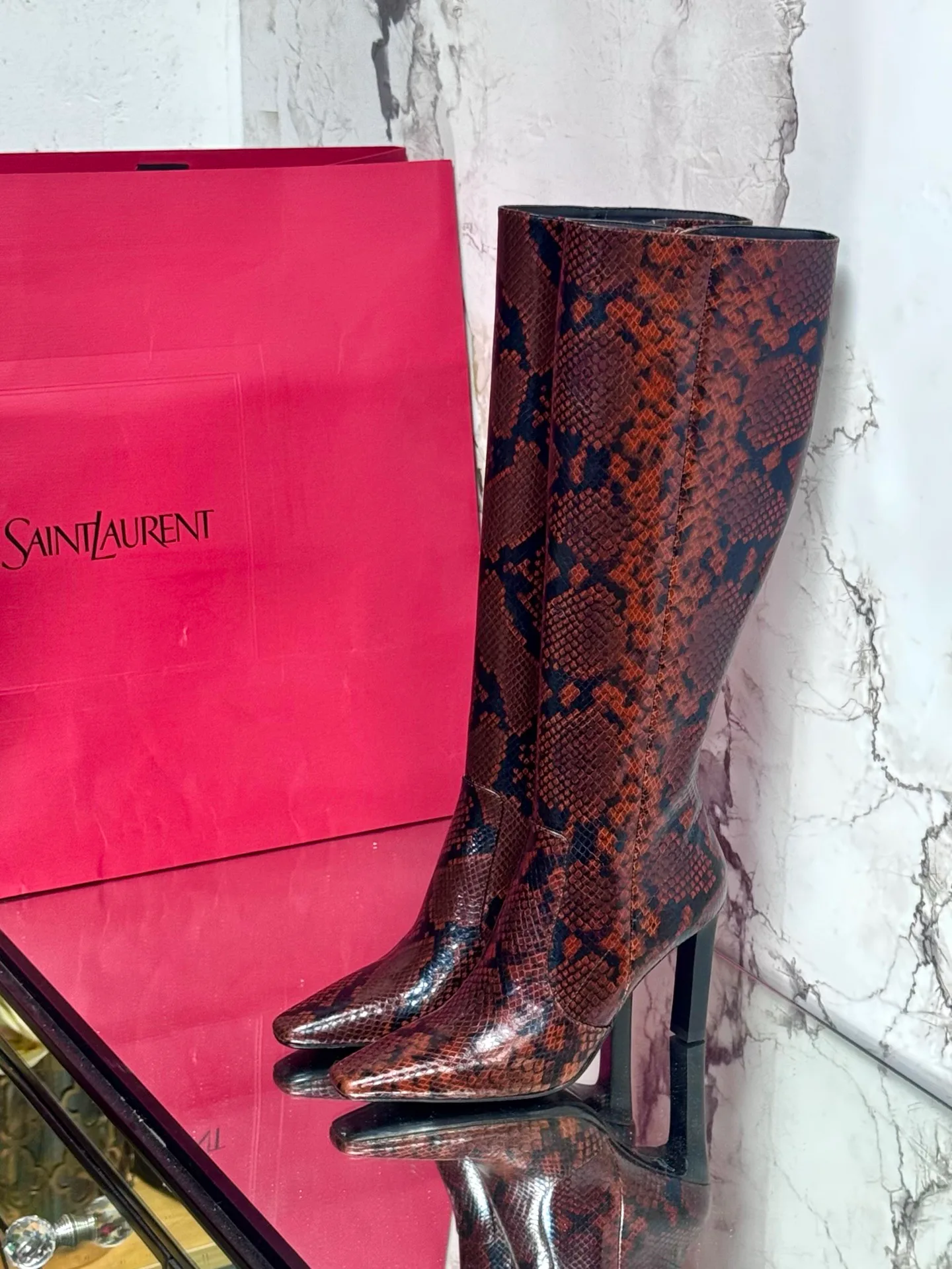 Сапоги Женские Saint Laurent 19482331