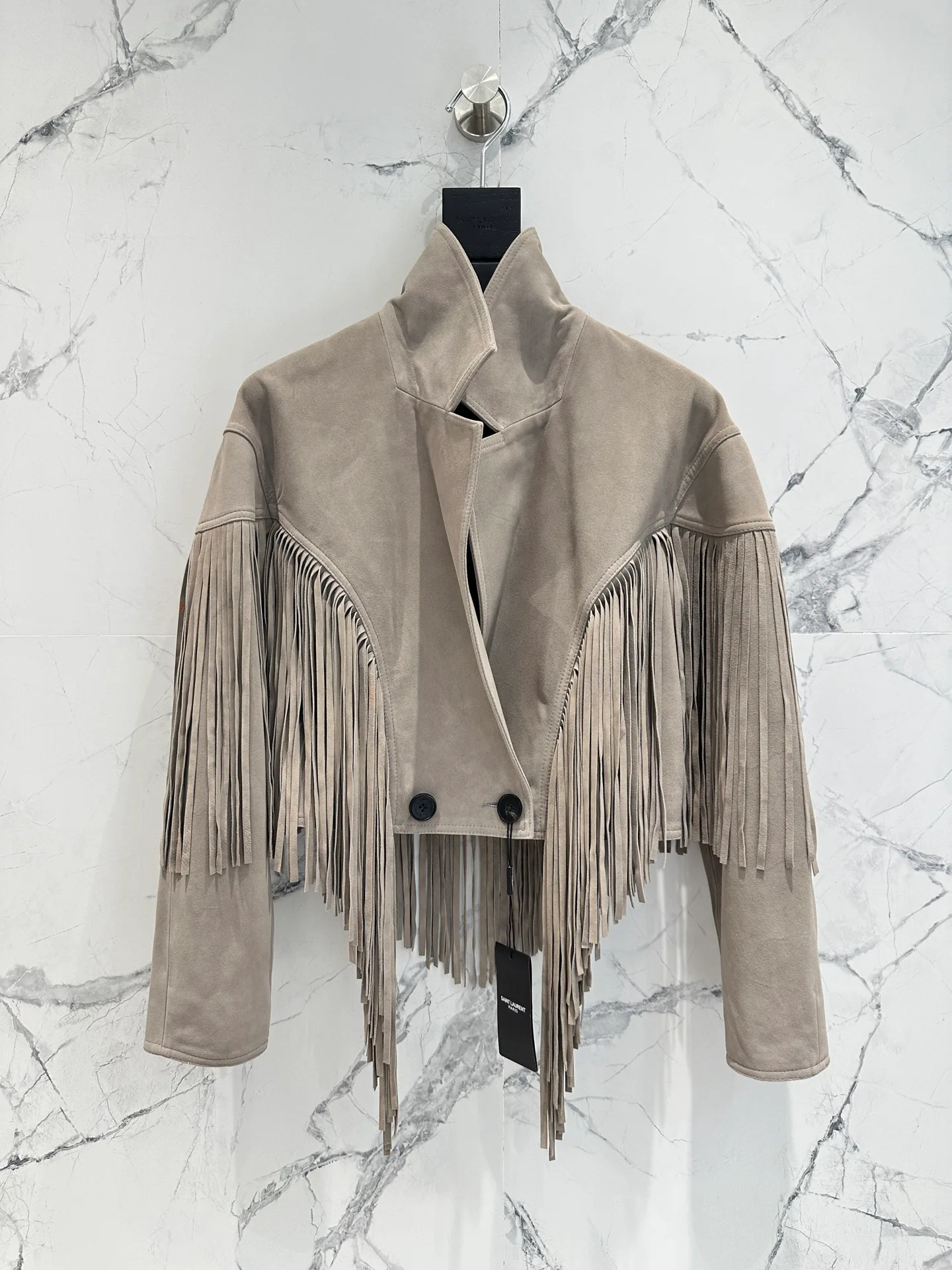 Кожаные Куртки И Дублёнки Женские Saint Laurent 12957012