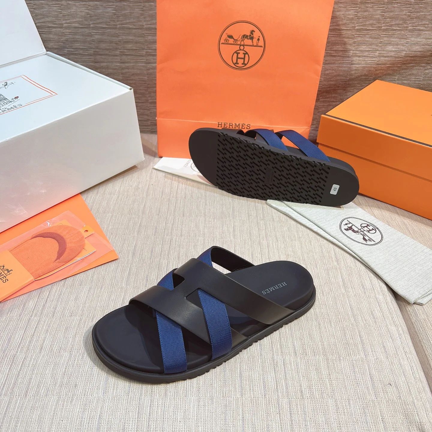 Шлепанцы Женские Hermes 1765952