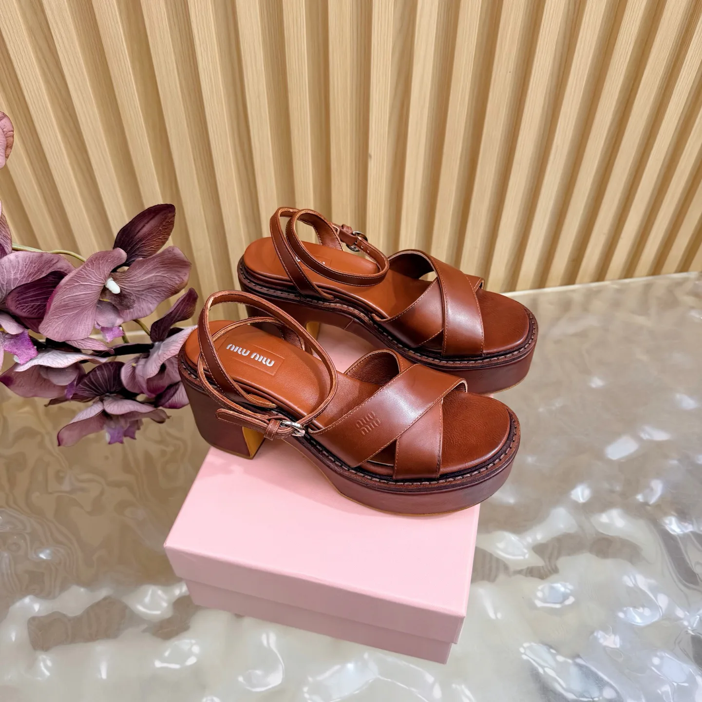 Босоножки Женские Miu Miu 11432094
