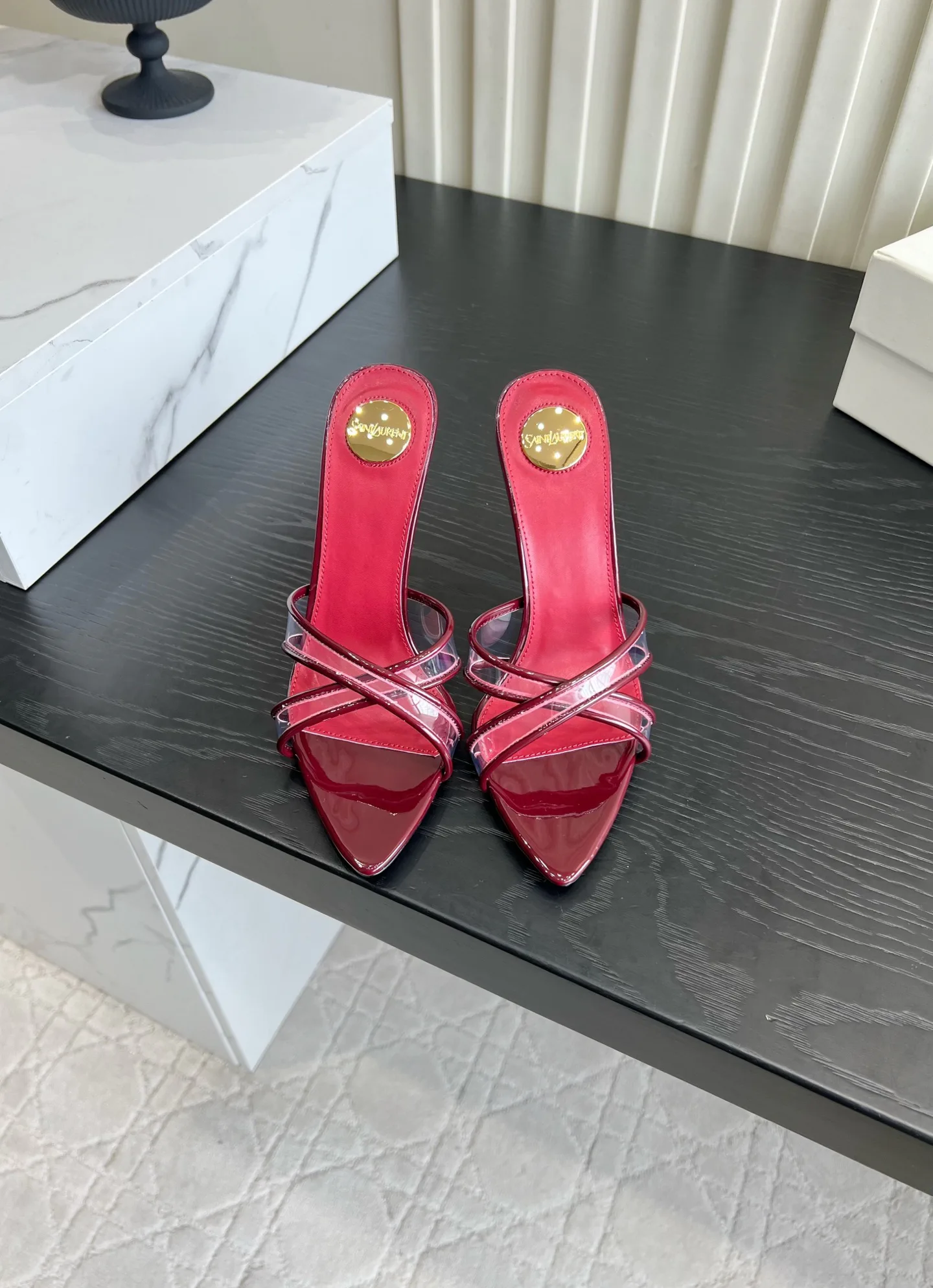 Босоножки Женские Saint Laurent 18614253