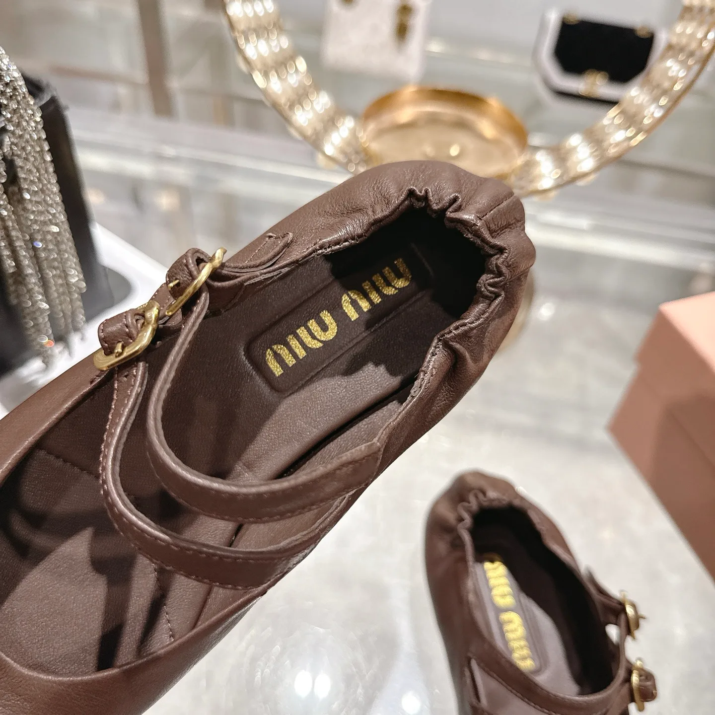 Балетки Женские Miu Miu 12868595