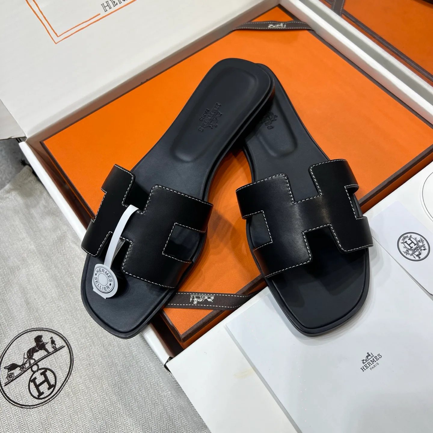 Шлепанцы Женские Hermes 5156566