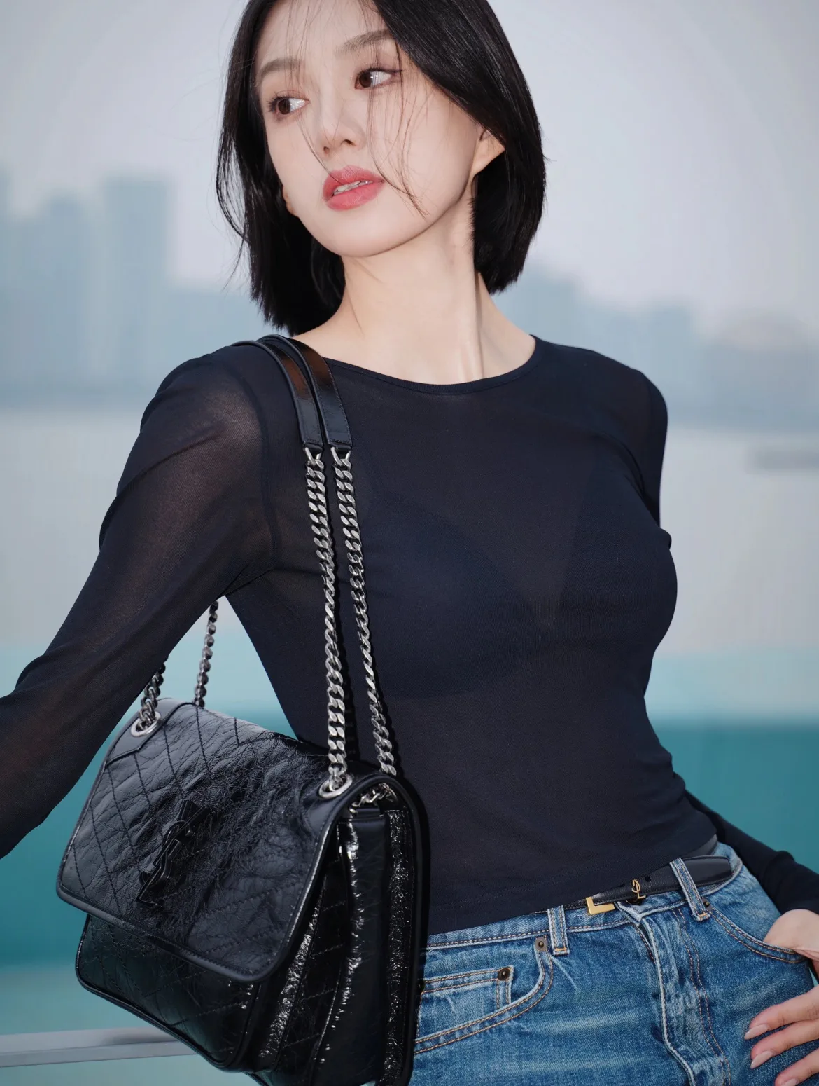 Сумки На Ремне Женские Saint Laurent 188838