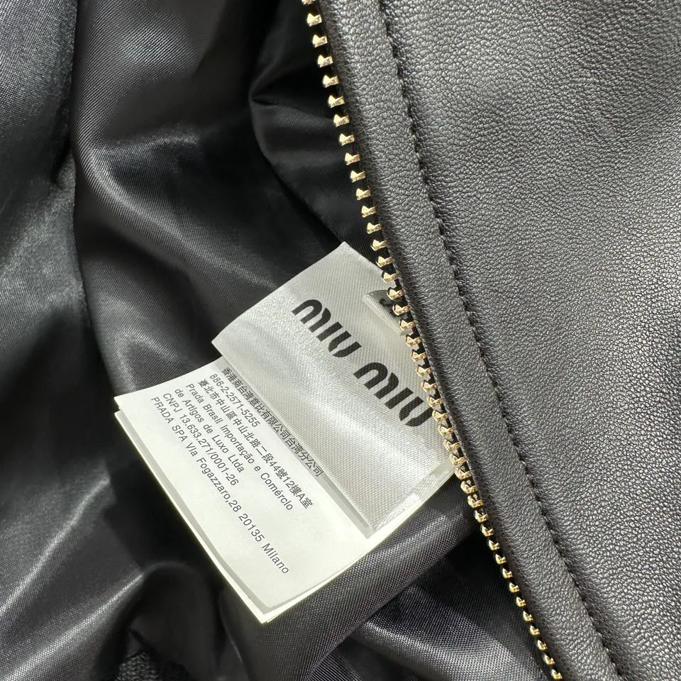 Кожаные Куртки И Дублёнки Женские Miu Miu 11467147