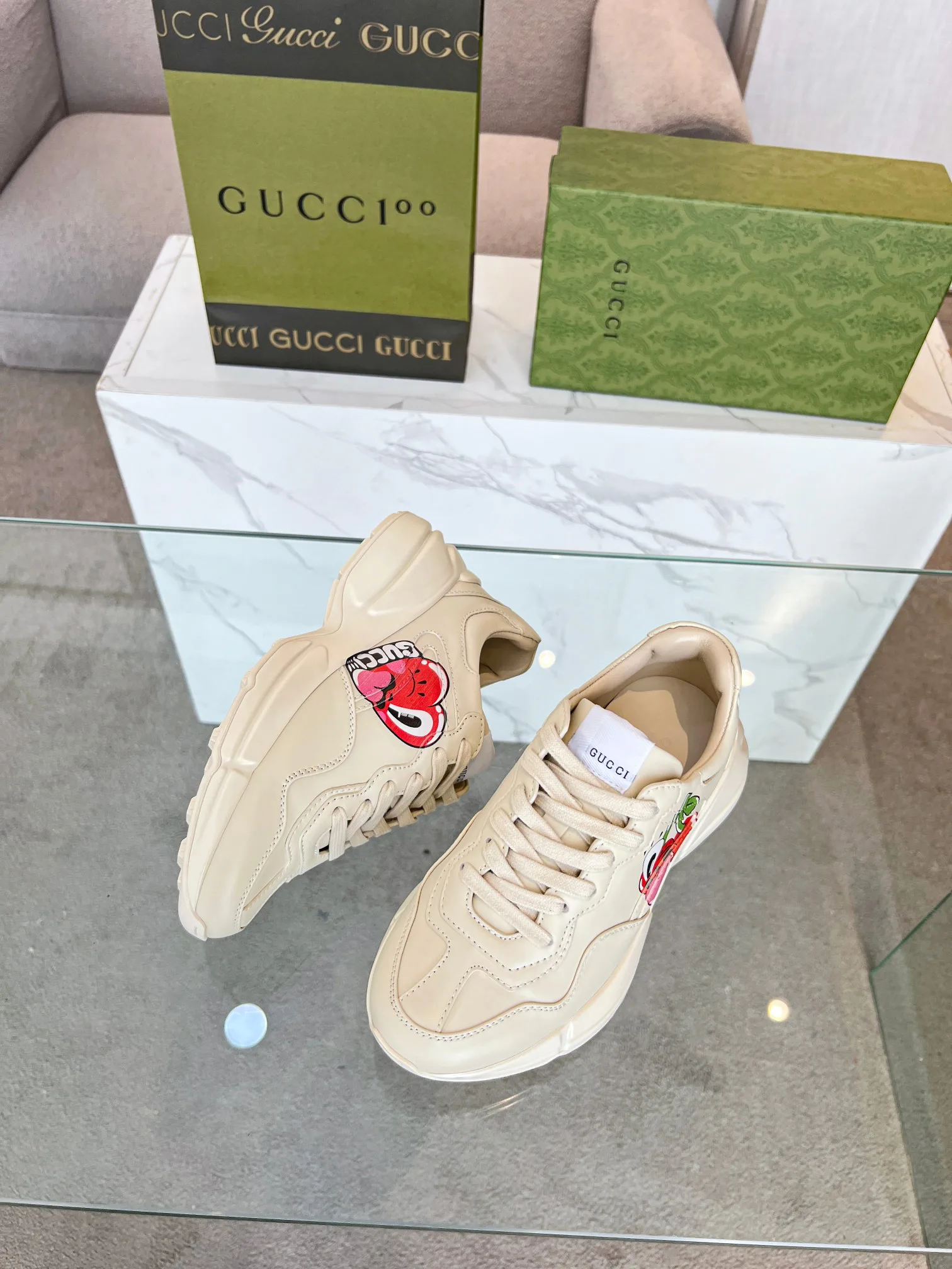 Кроссовки Женские Gucci 13472