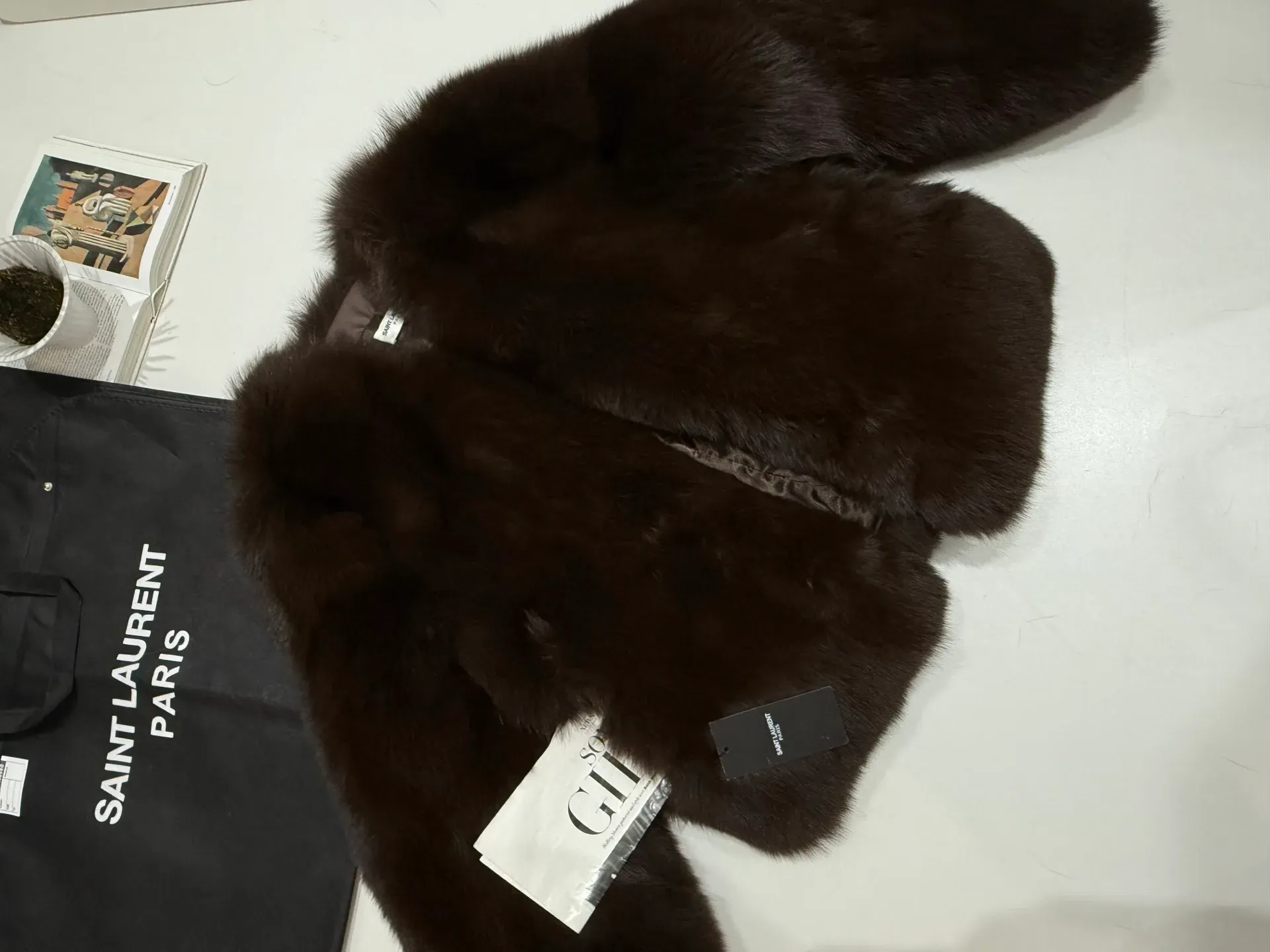 Шубы Женские Saint Laurent 70178