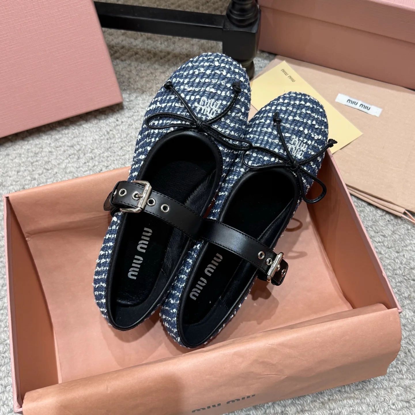 Балетки Женские Miu Miu 18676036
