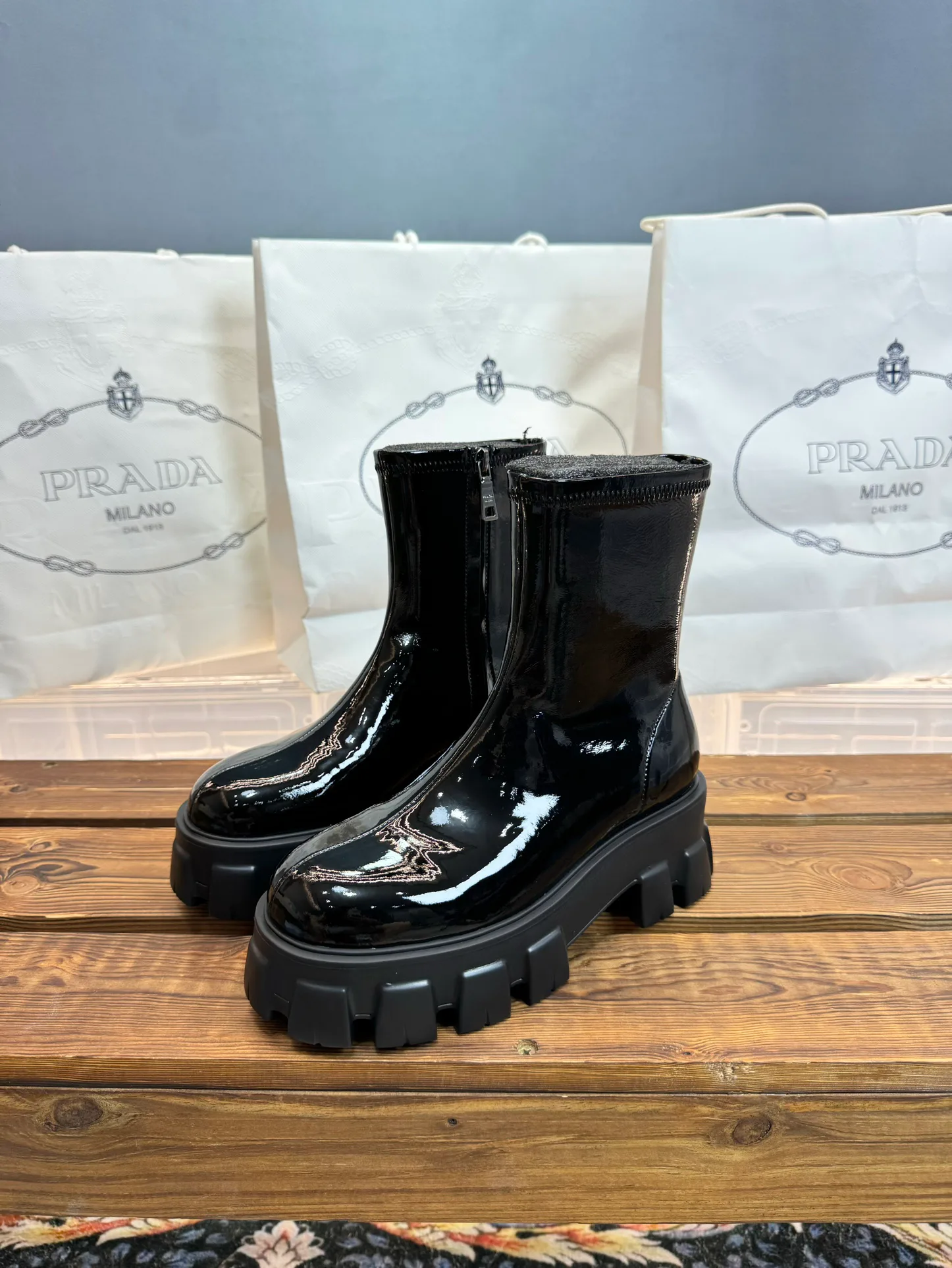 Ботинки Женские Prada 109656